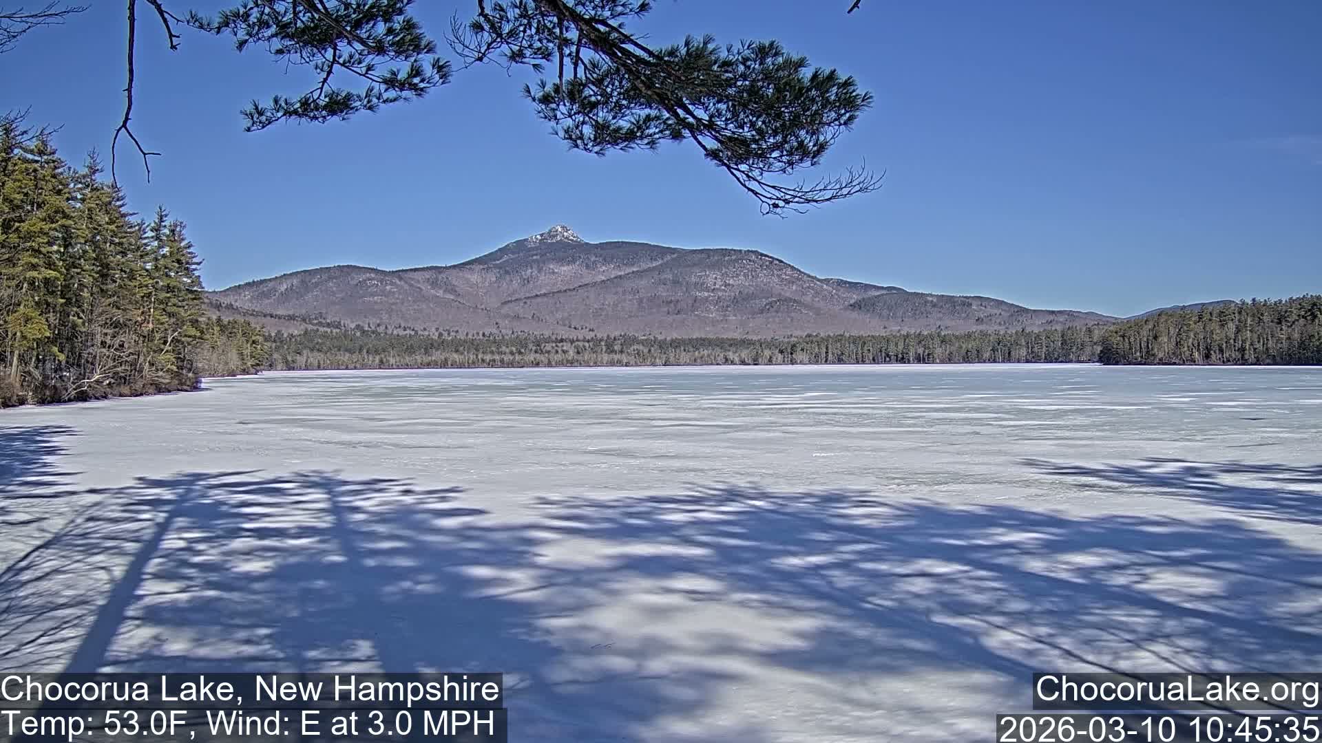 Chocorura Lake Live Cam - Tamworth, Carroll, New Hampshire, USA