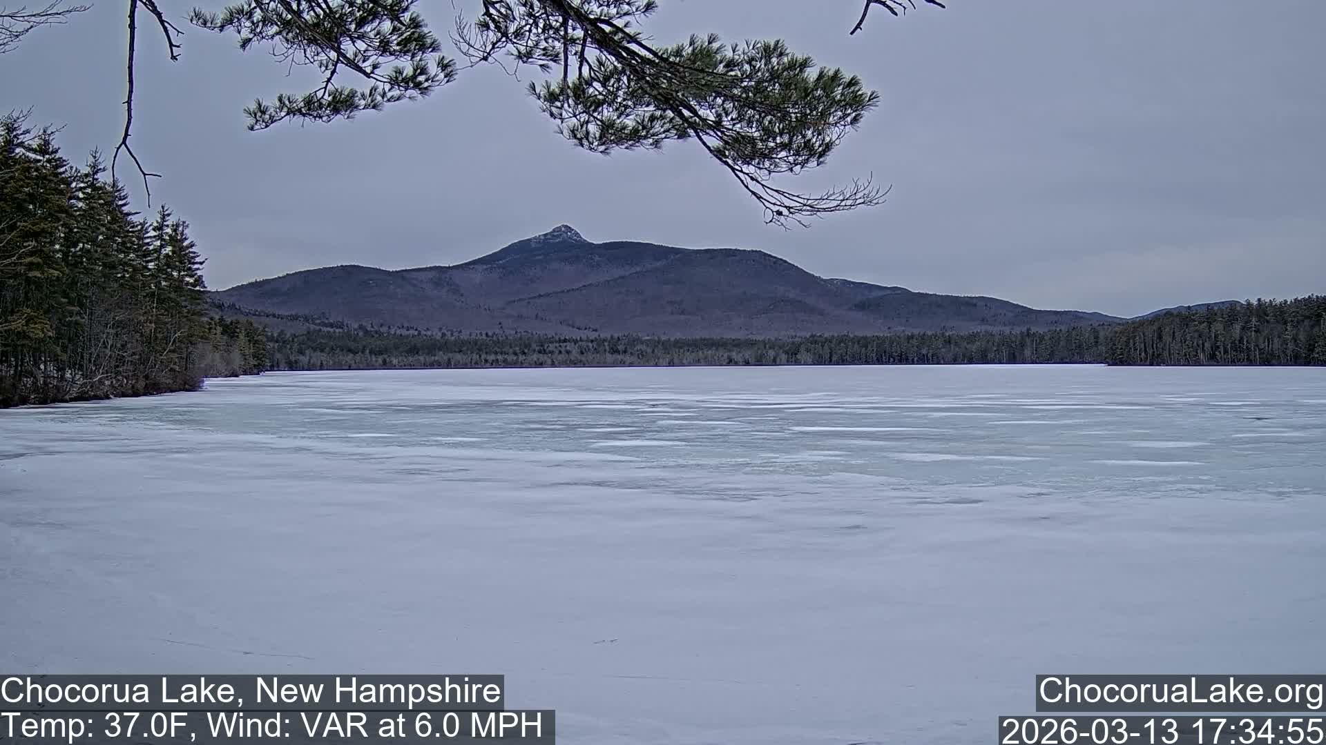 Chocorura Lake Live Cam - Tamworth, Carroll, New Hampshire, USA