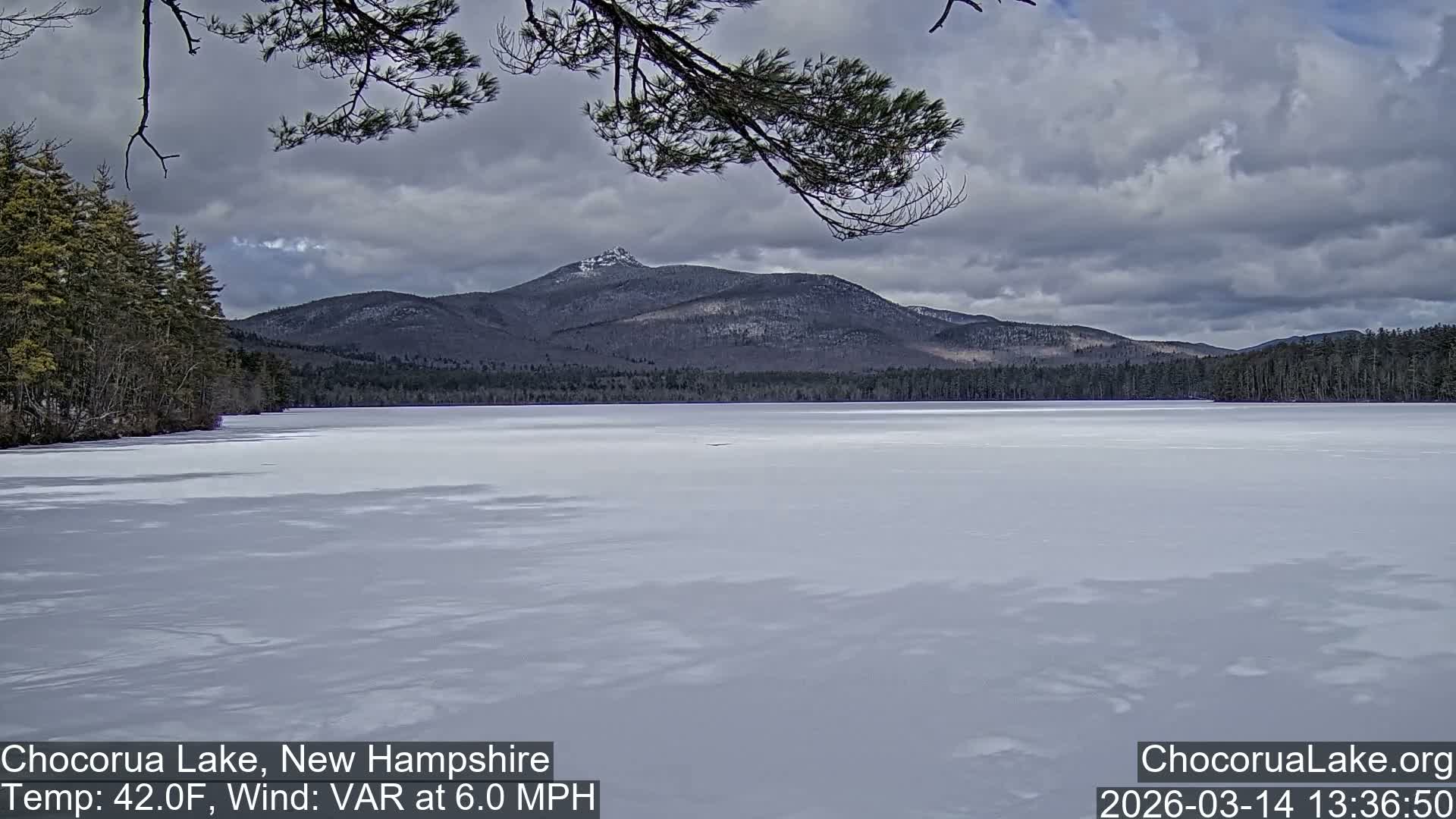 Chocorura Lake Live Cam - Tamworth, Carroll, New Hampshire, USA