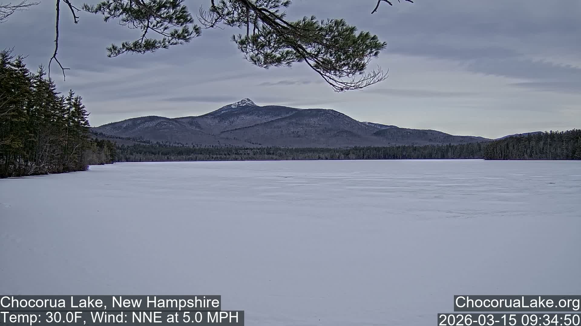 Chocorura Lake Live Cam - Tamworth, Carroll, New Hampshire, USA