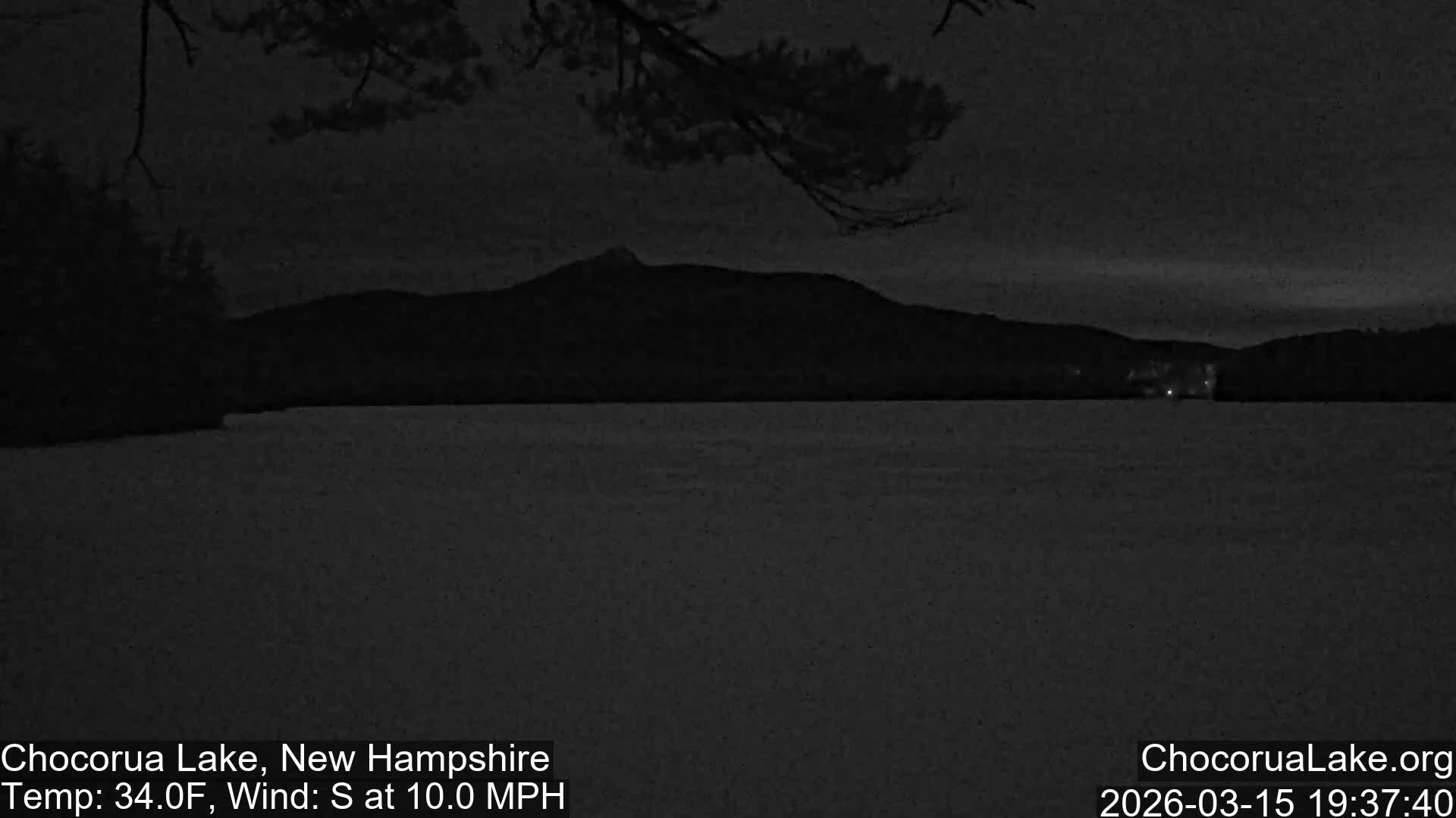 Chocorura Lake Live Cam - Tamworth, Carroll, New Hampshire, USA