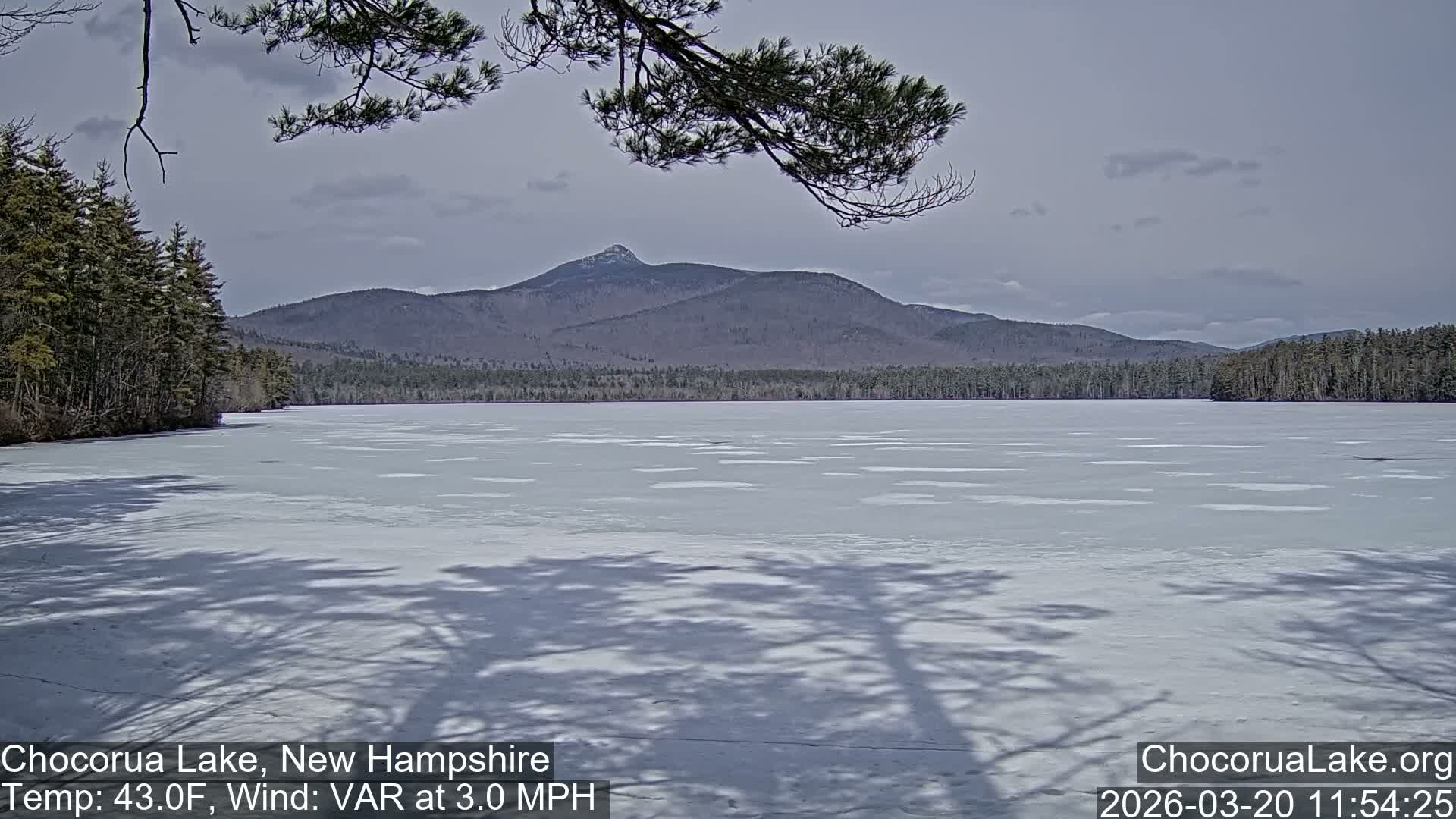 Chocorura Lake Live Cam - Tamworth, Carroll, New Hampshire, USA
