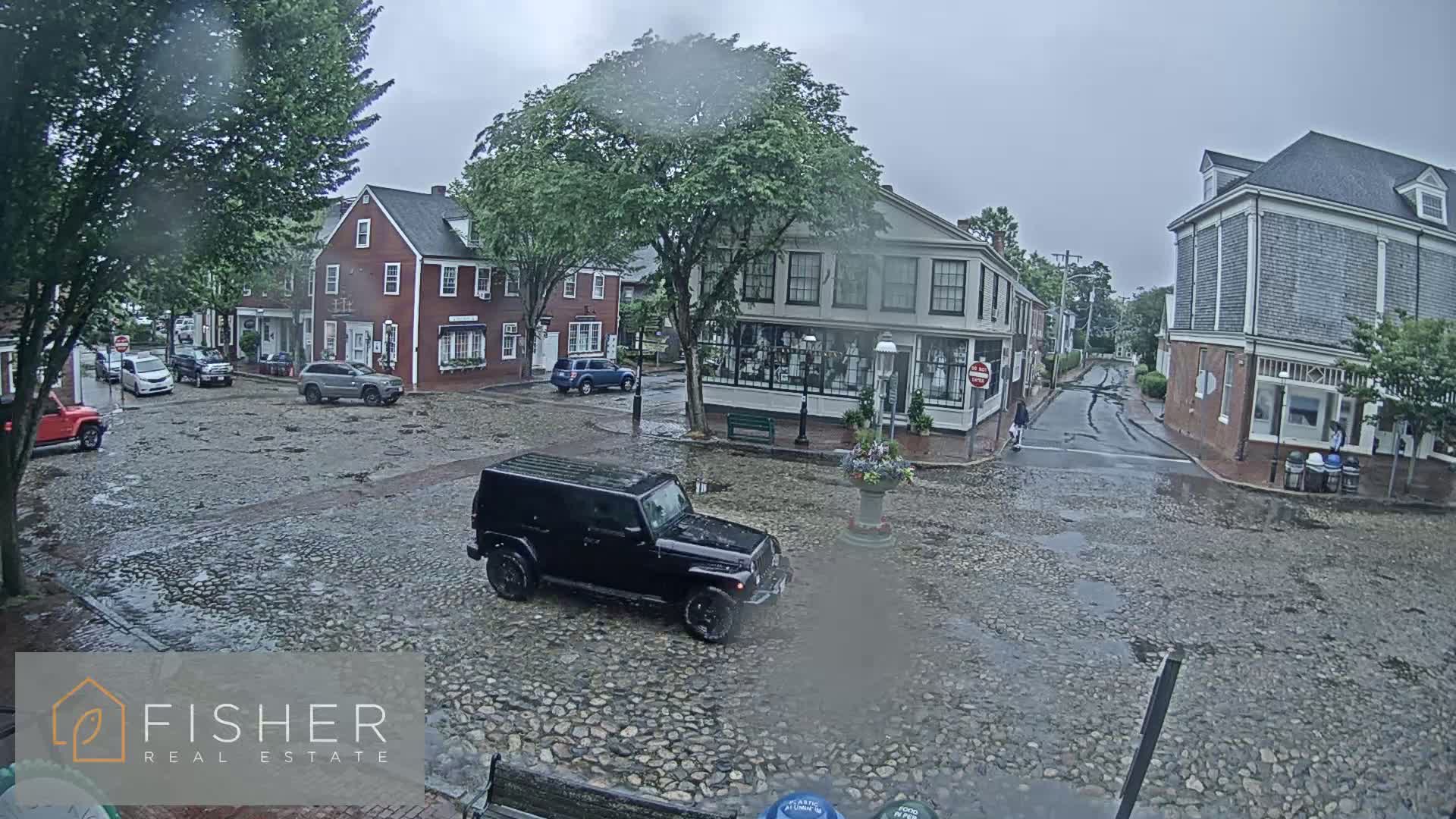 Nantucket Downtown Main Street towards East Live Cam - Nantucket,  Nantucket County, Massachusetts, USA