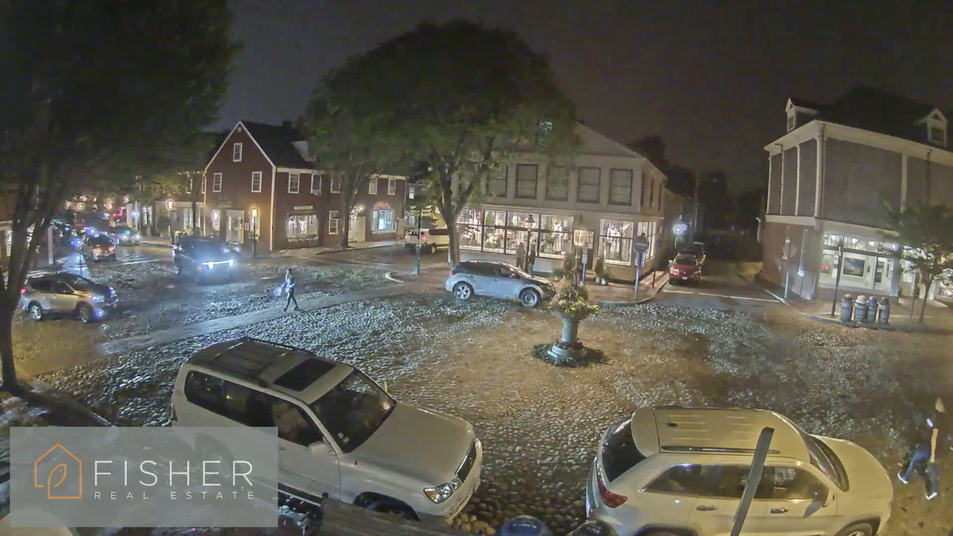 Nantucket Downtown Main Street towards East Live Cam - Nantucket,  Nantucket County, Massachusetts, USA