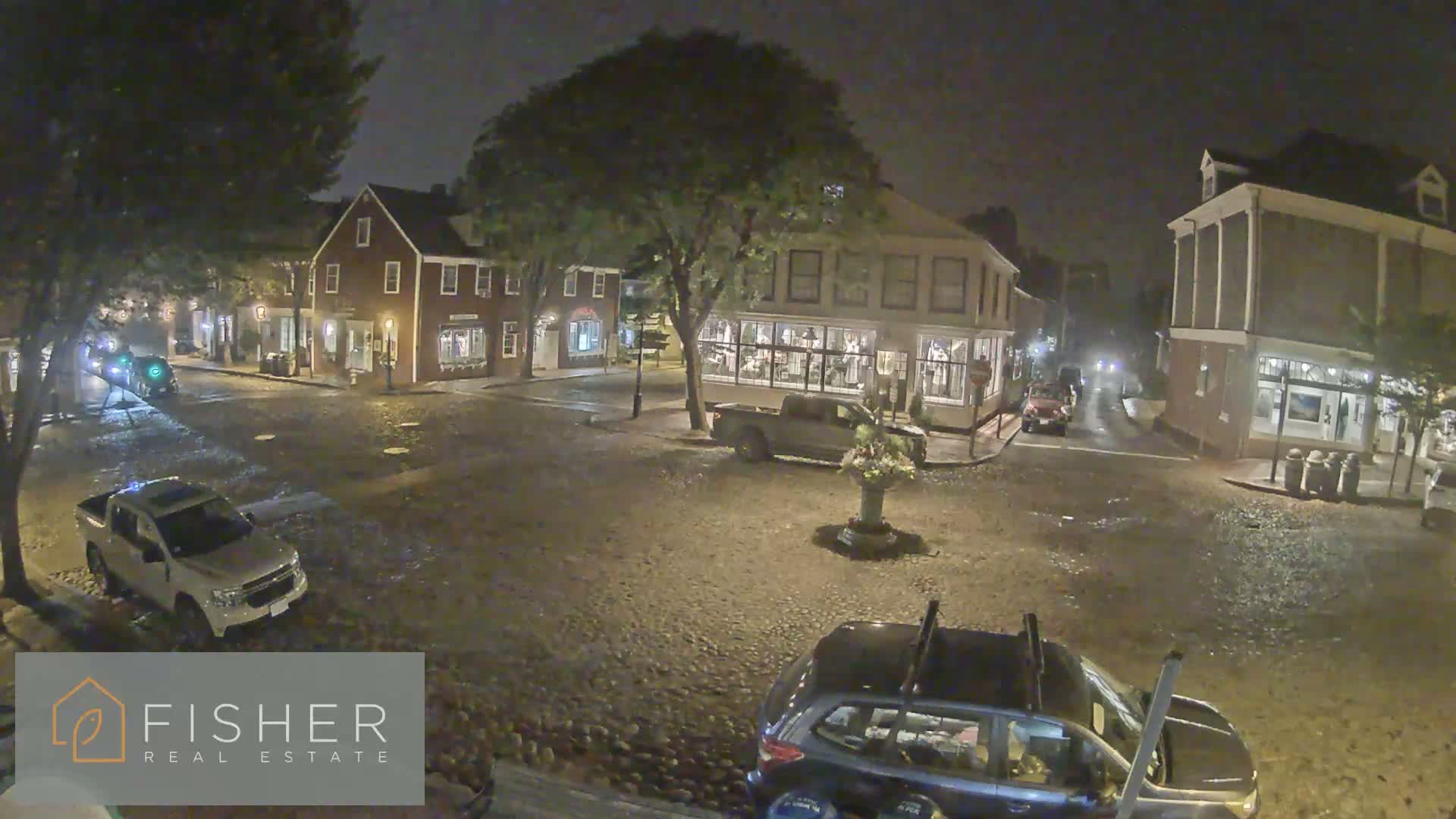 Nantucket Downtown Main Street towards East Live Cam - Nantucket,  Nantucket County, Massachusetts, USA