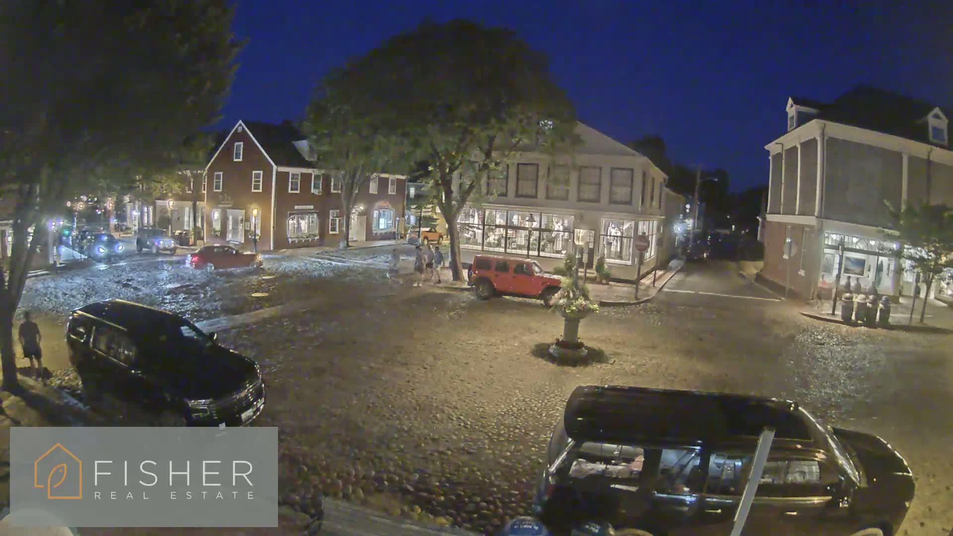 Nantucket Downtown Main Street towards East Live Cam - Nantucket,  Nantucket County, Massachusetts, USA