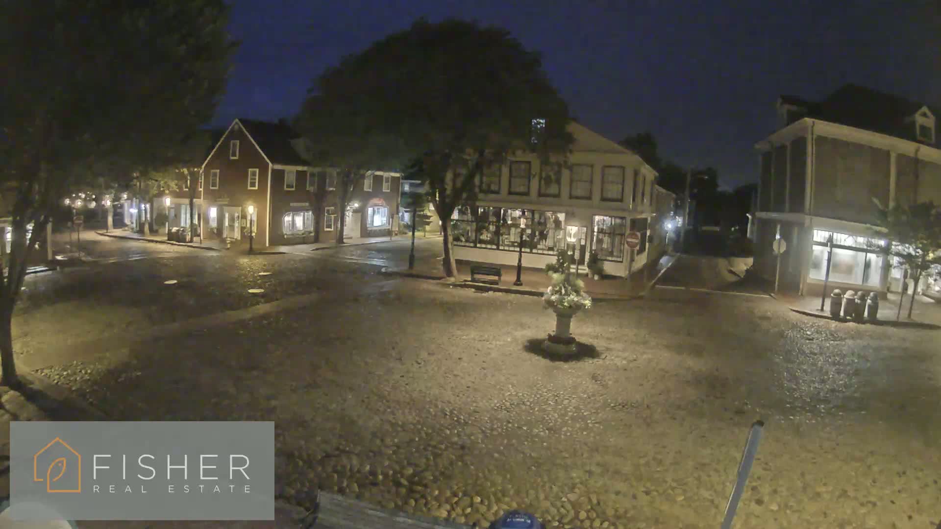 Nantucket Downtown Main Street towards East Live Cam - Nantucket,  Nantucket County, Massachusetts, USA