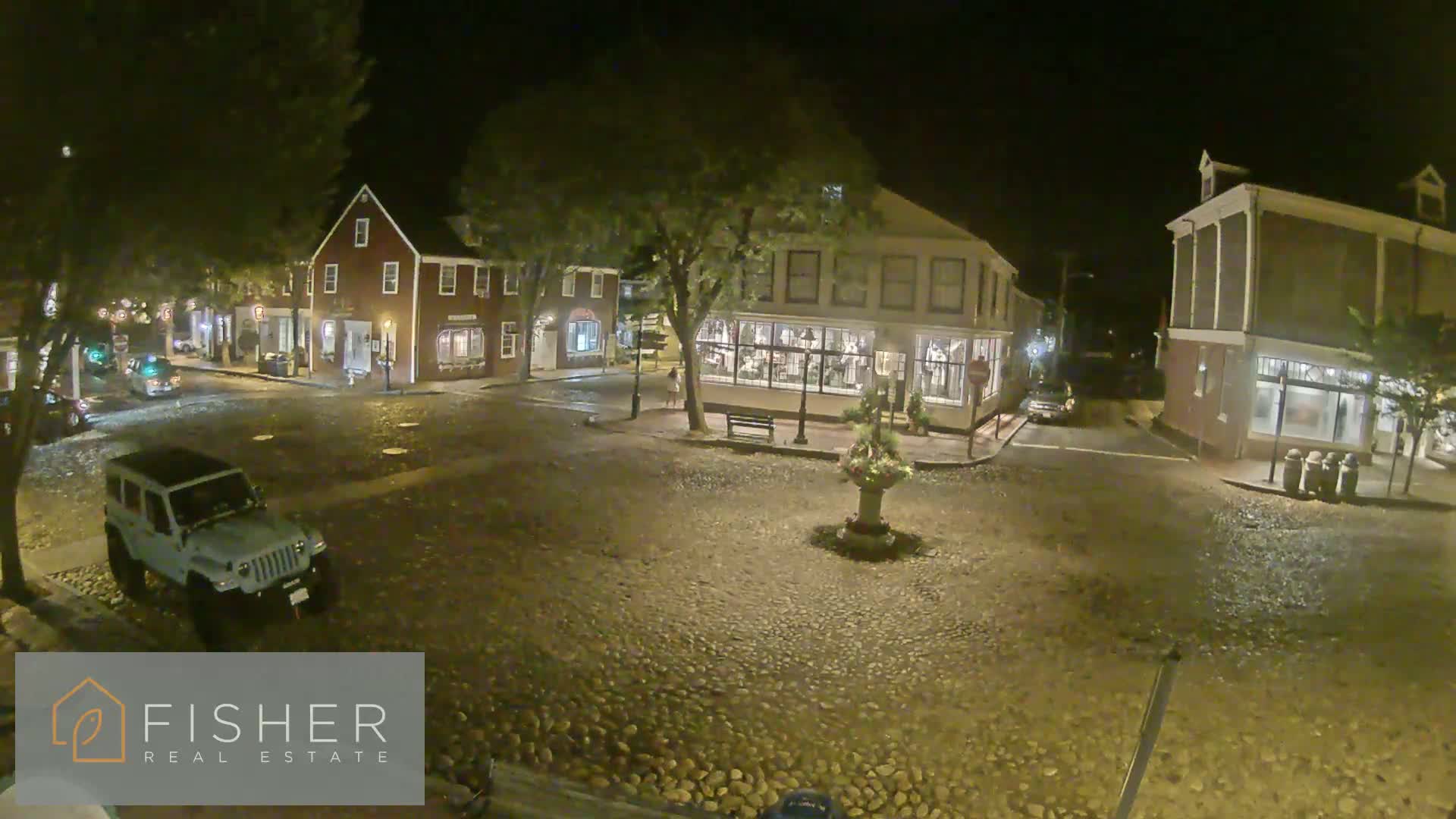 Nantucket Downtown Main Street towards East Live Cam - Nantucket,  Nantucket County, Massachusetts, USA