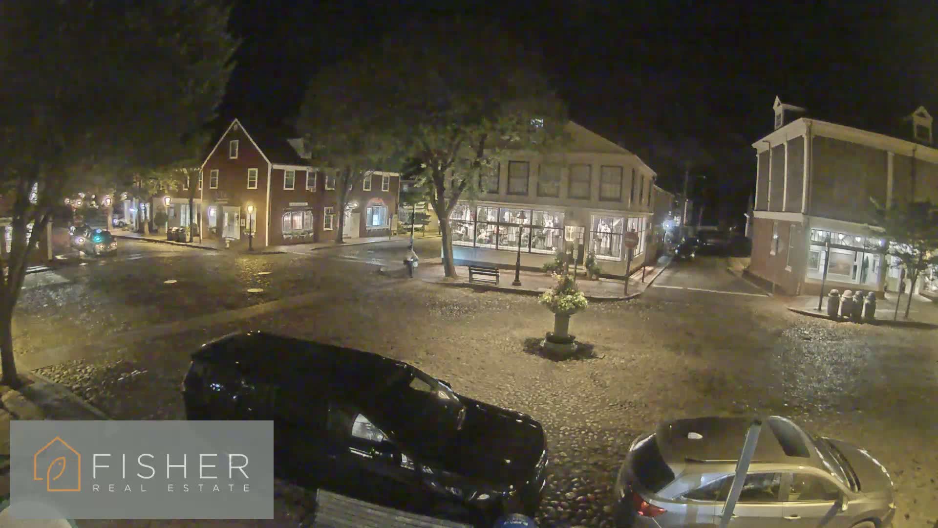 Nantucket Downtown Main Street towards East Live Cam - Nantucket,  Nantucket County, Massachusetts, USA