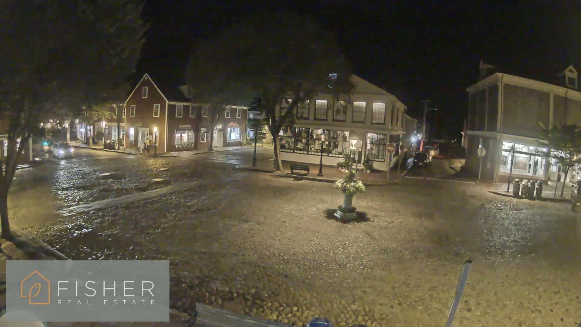 Nantucket Downtown Main Street towards East Live Cam - Nantucket,  Nantucket County, Massachusetts, USA