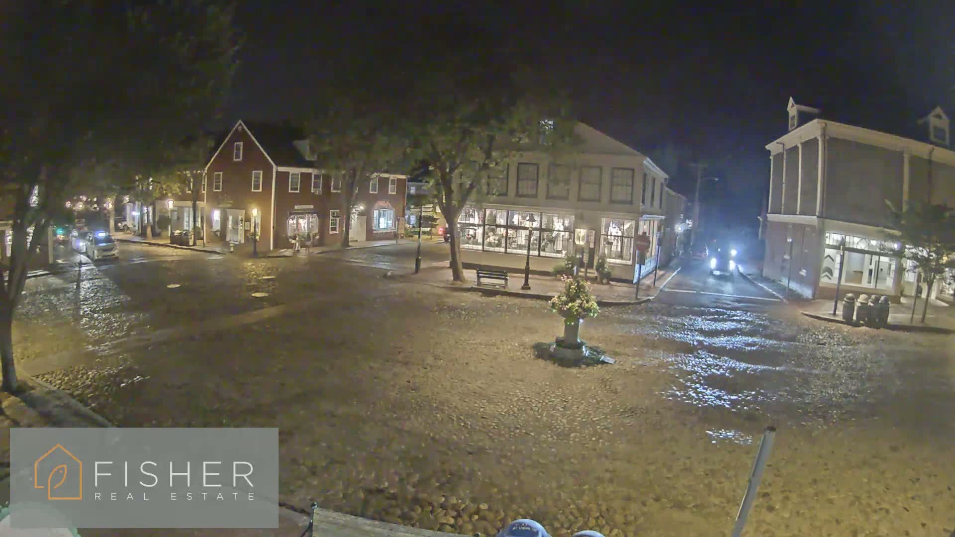 Nantucket Downtown Main Street towards East Live Cam - Nantucket,  Nantucket County, Massachusetts, USA