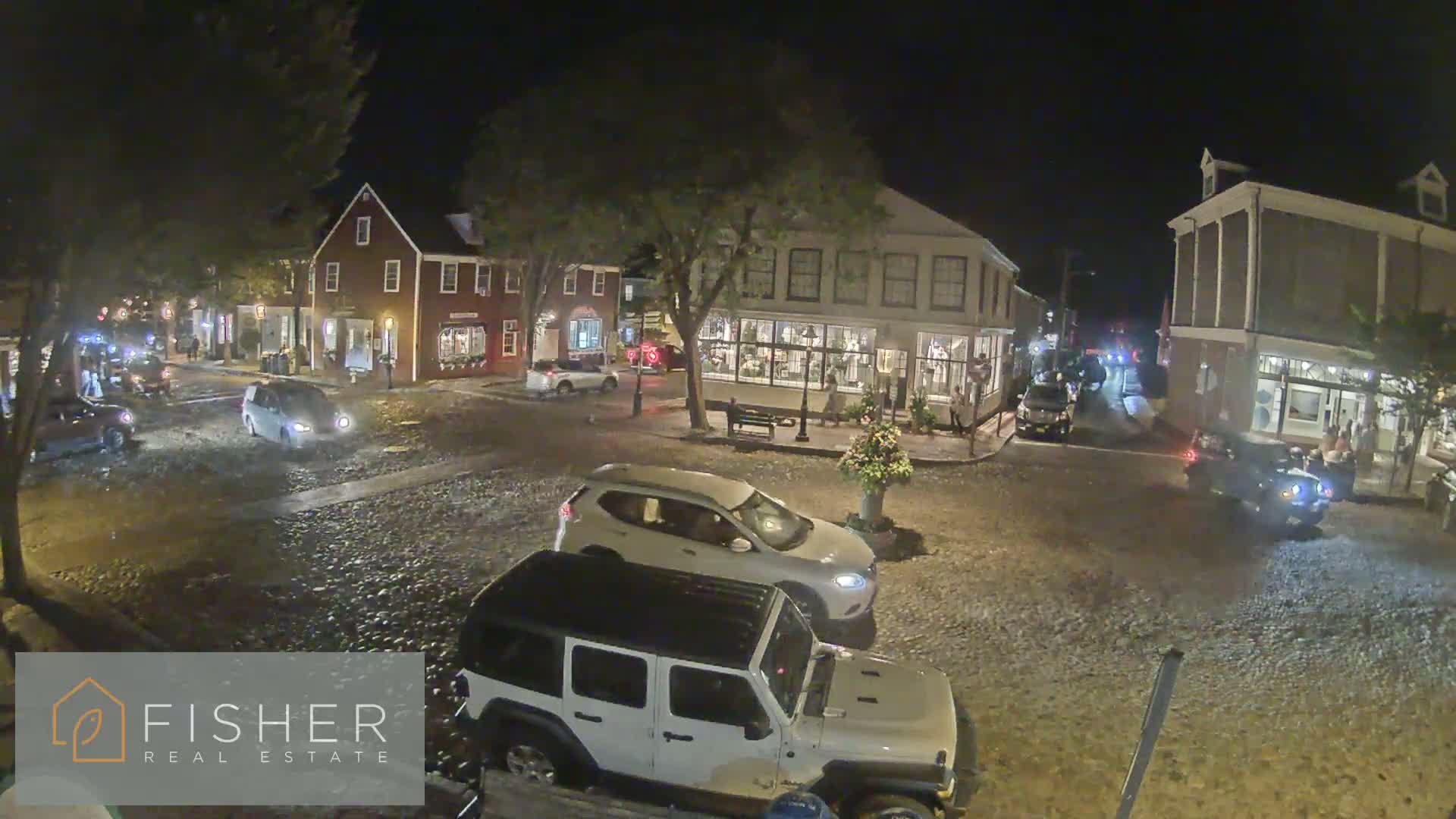 Nantucket Downtown Main Street towards East Live Cam - Nantucket,  Nantucket County, Massachusetts, USA