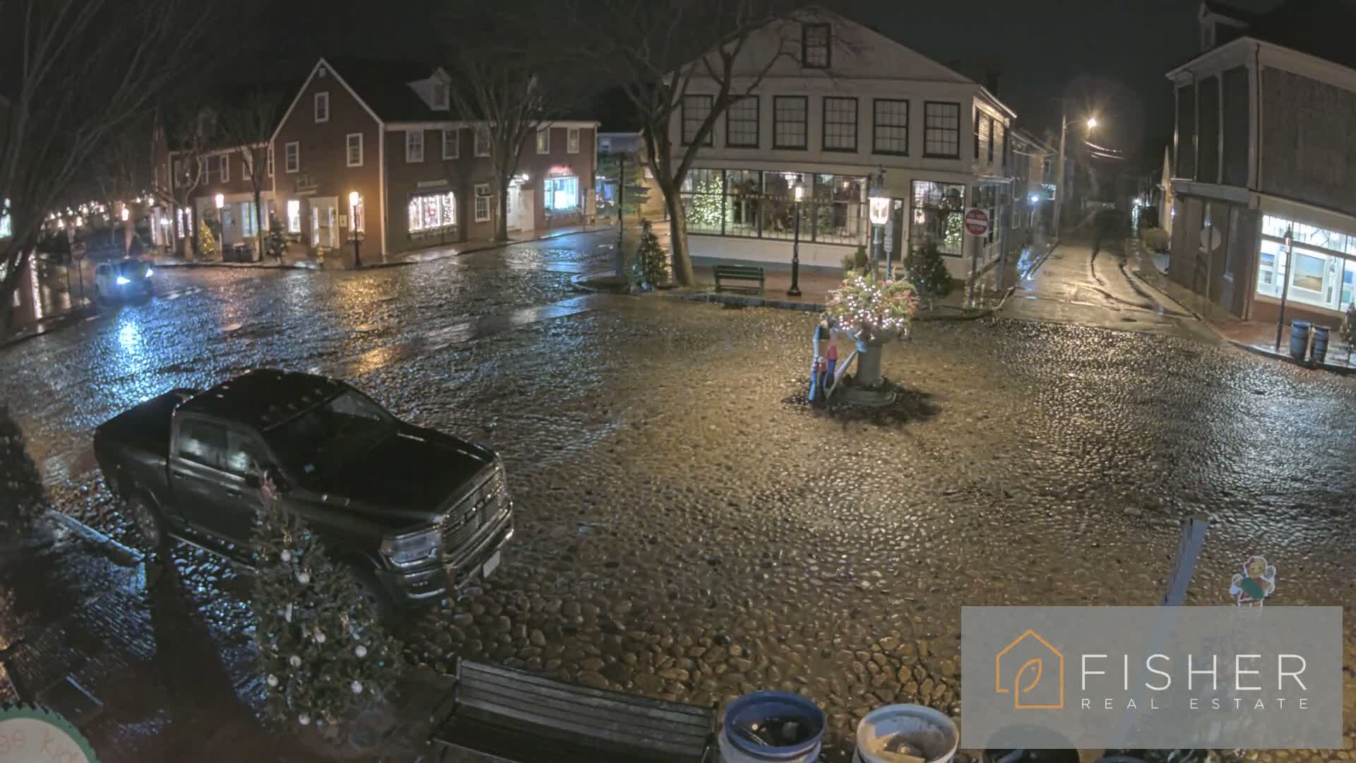 Nantucket Downtown Main Street towards East Live Cam - Nantucket,  Nantucket County, Massachusetts, USA