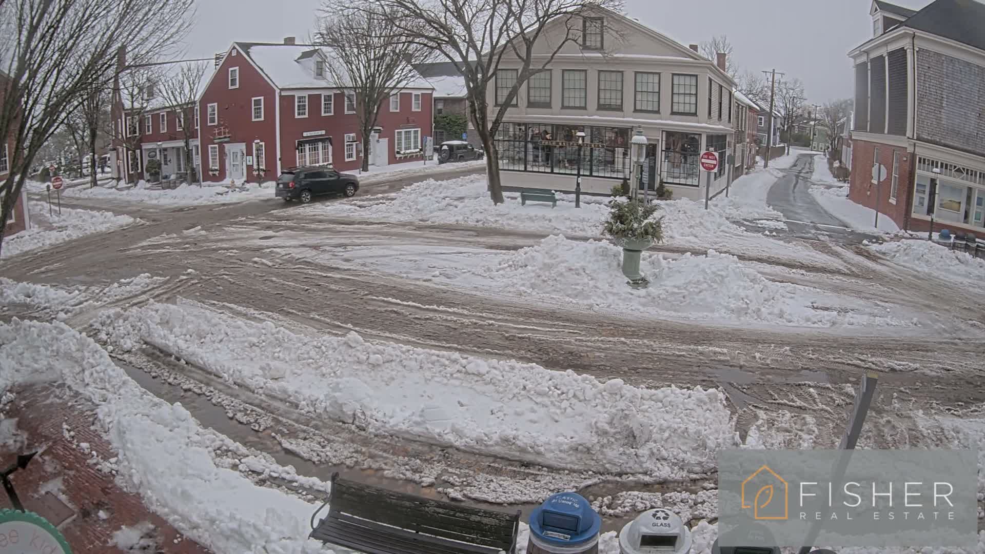 Nantucket Downtown Main Street towards East Live Cam - Nantucket,  Nantucket County, Massachusetts, USA