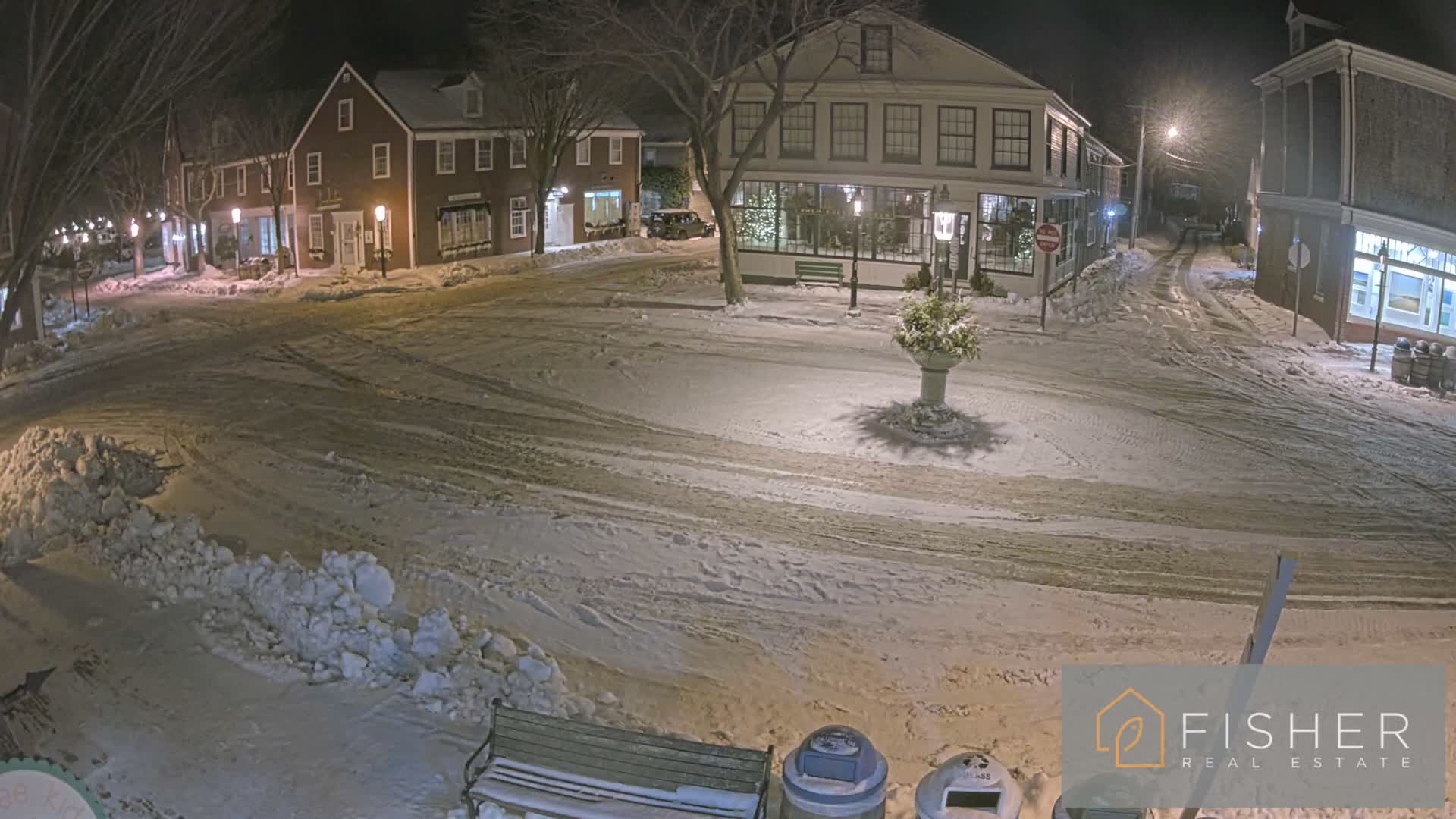 Nantucket Downtown Main Street towards East Live Cam - Nantucket,  Nantucket County, Massachusetts, USA