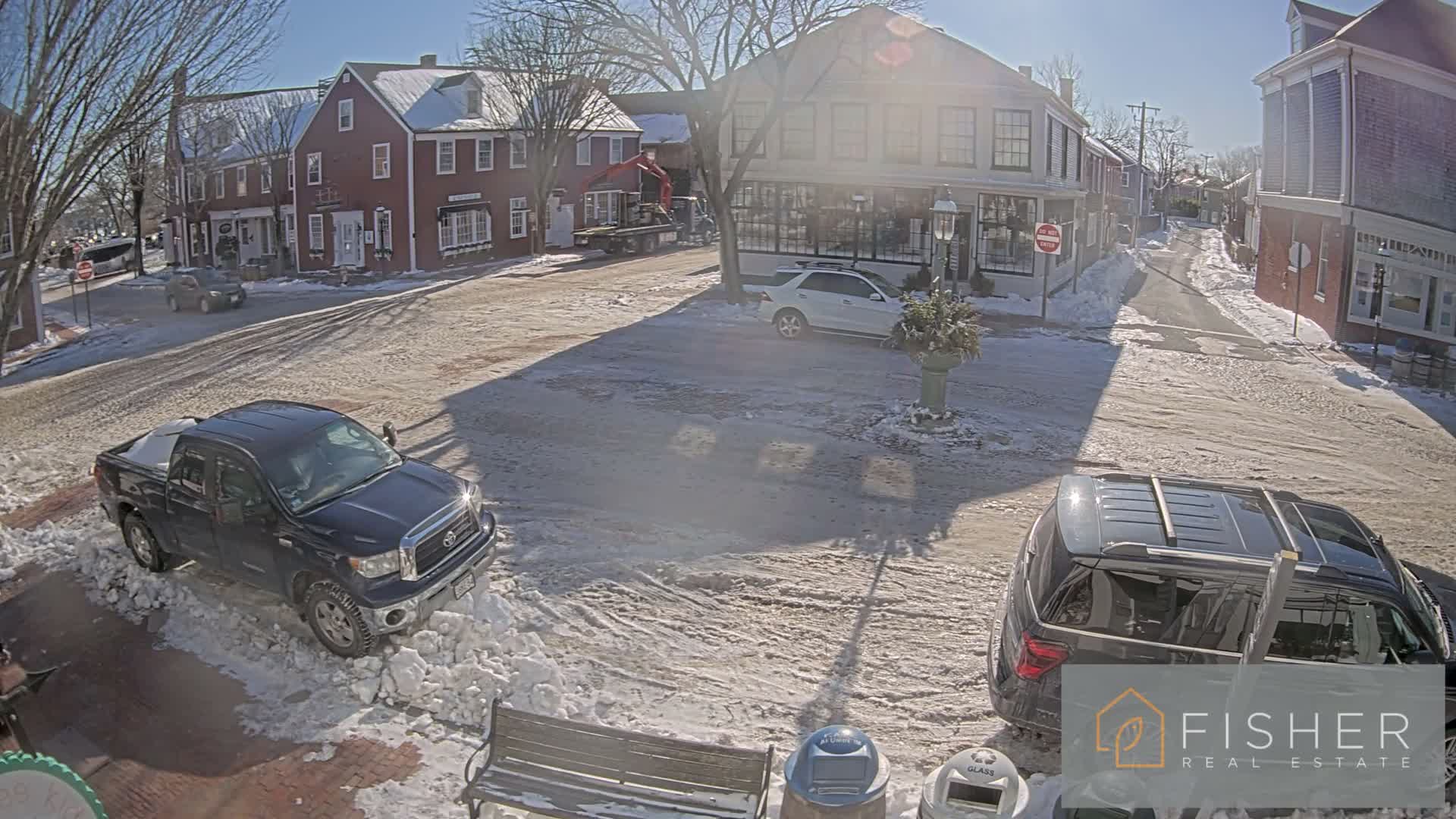 Nantucket Downtown Main Street towards East Live Cam - Nantucket,  Nantucket County, Massachusetts, USA