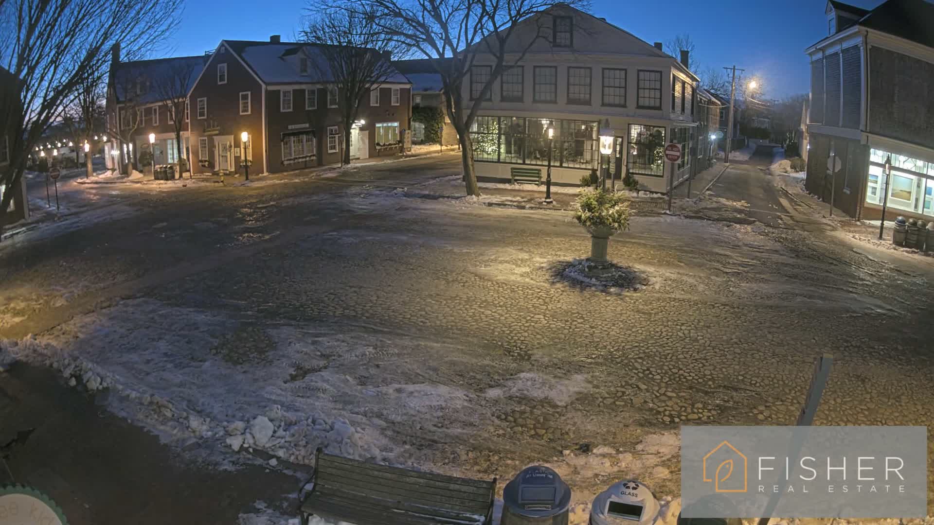 Nantucket Downtown Main Street towards East Live Cam - Nantucket,  Nantucket County, Massachusetts, USA