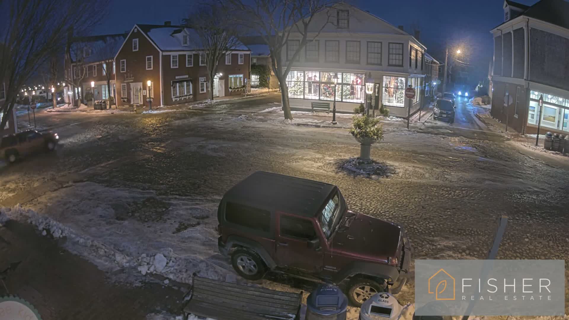 Nantucket Downtown Main Street towards East Live Cam - Nantucket,  Nantucket County, Massachusetts, USA