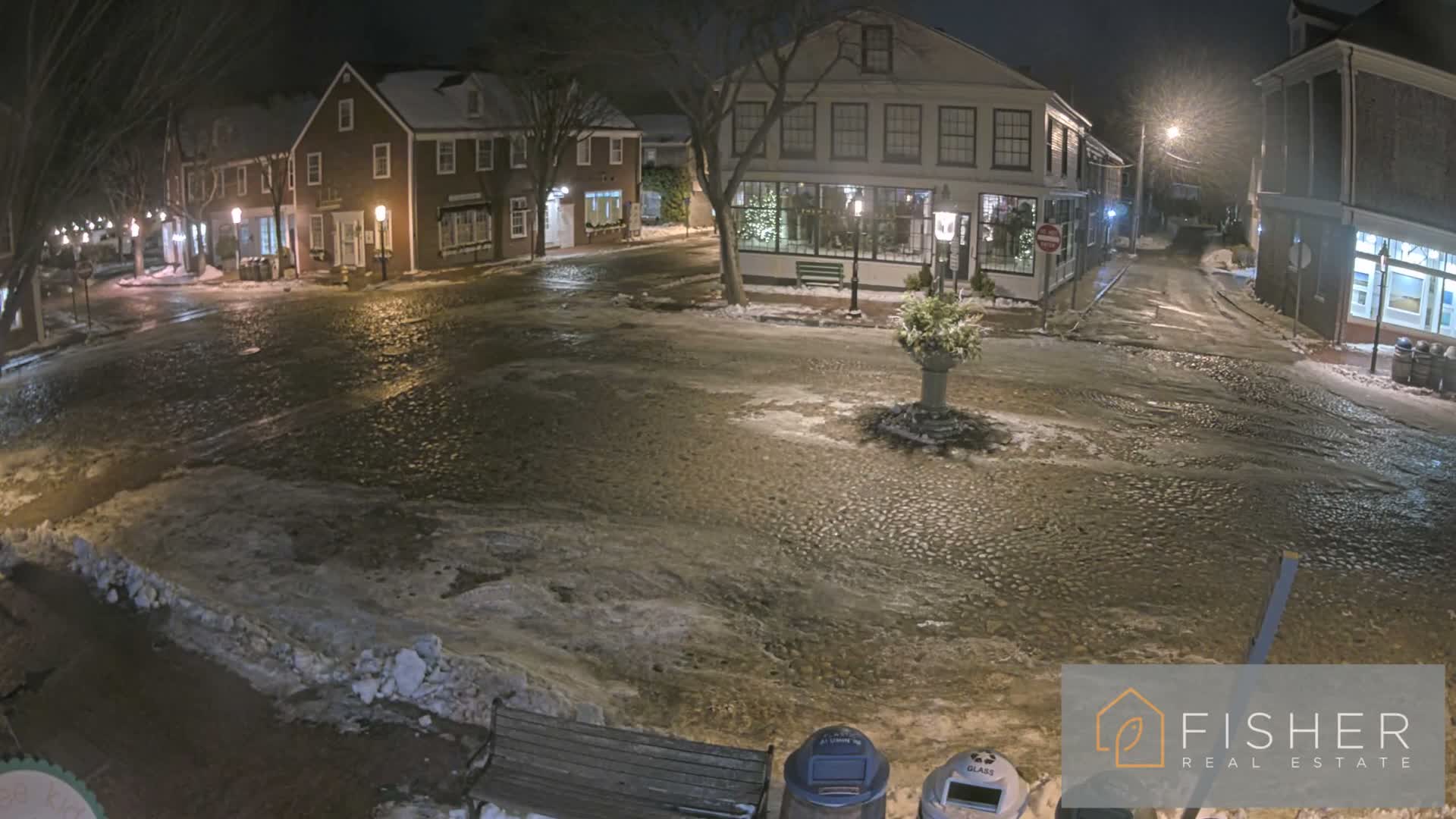 Nantucket Downtown Main Street towards East Live Cam - Nantucket,  Nantucket County, Massachusetts, USA