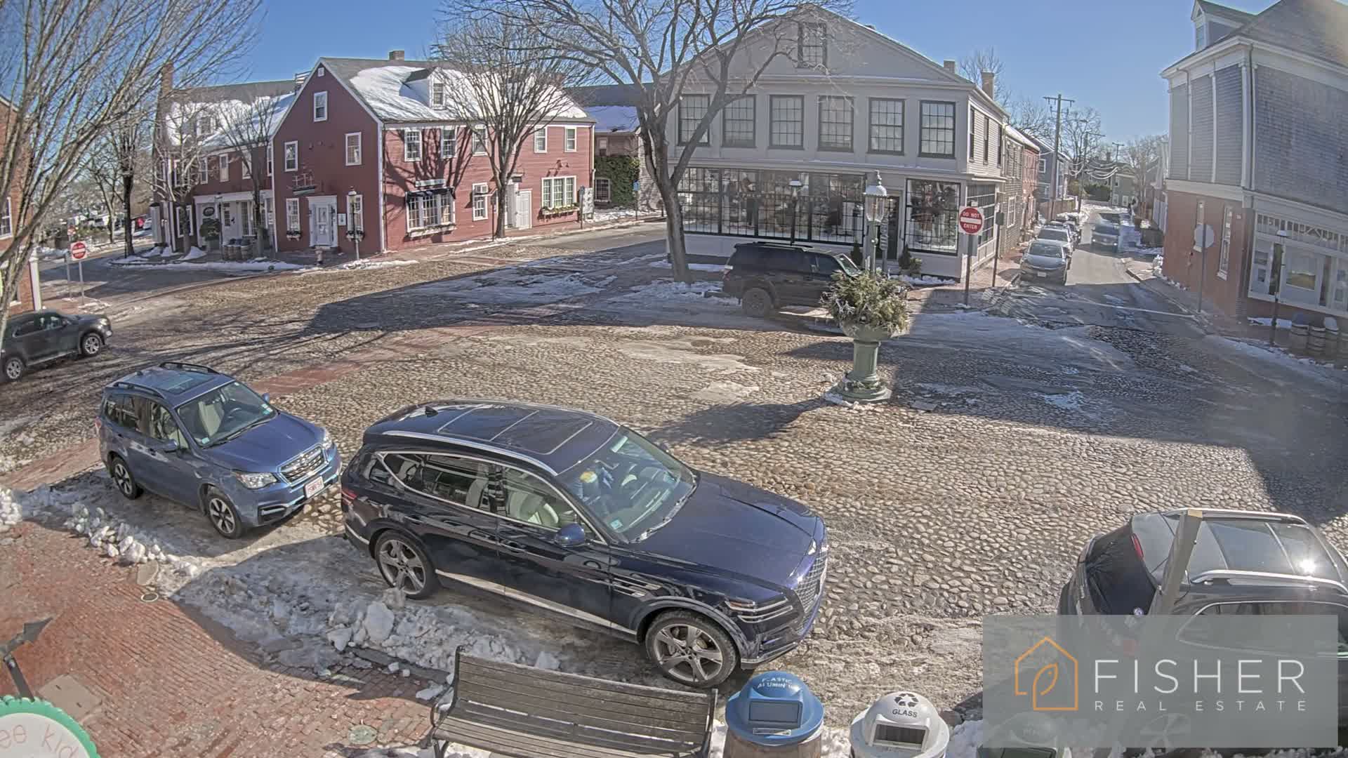 Nantucket Downtown Main Street towards East Live Cam - Nantucket,  Nantucket County, Massachusetts, USA