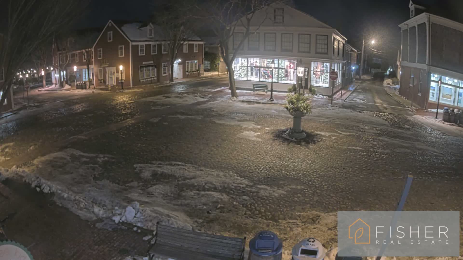 Nantucket Downtown Main Street towards East Live Cam - Nantucket,  Nantucket County, Massachusetts, USA