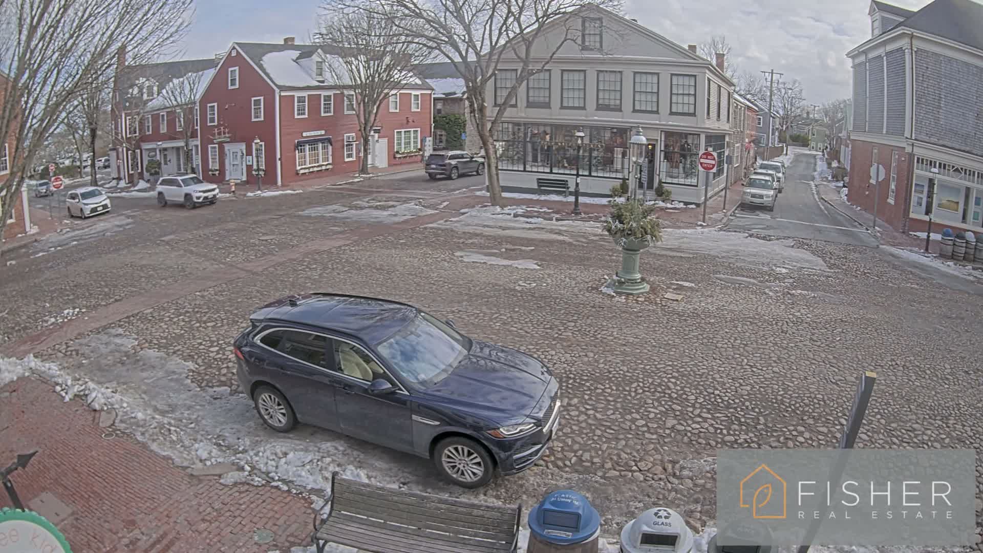 Nantucket Downtown Main Street towards East Live Cam - Nantucket,  Nantucket County, Massachusetts, USA