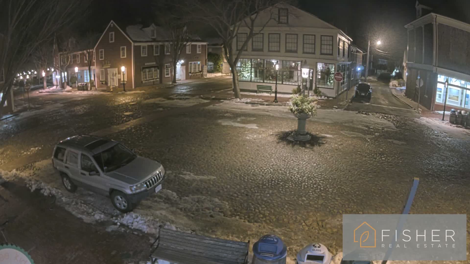 Nantucket Downtown Main Street towards East Live Cam - Nantucket,  Nantucket County, Massachusetts, USA