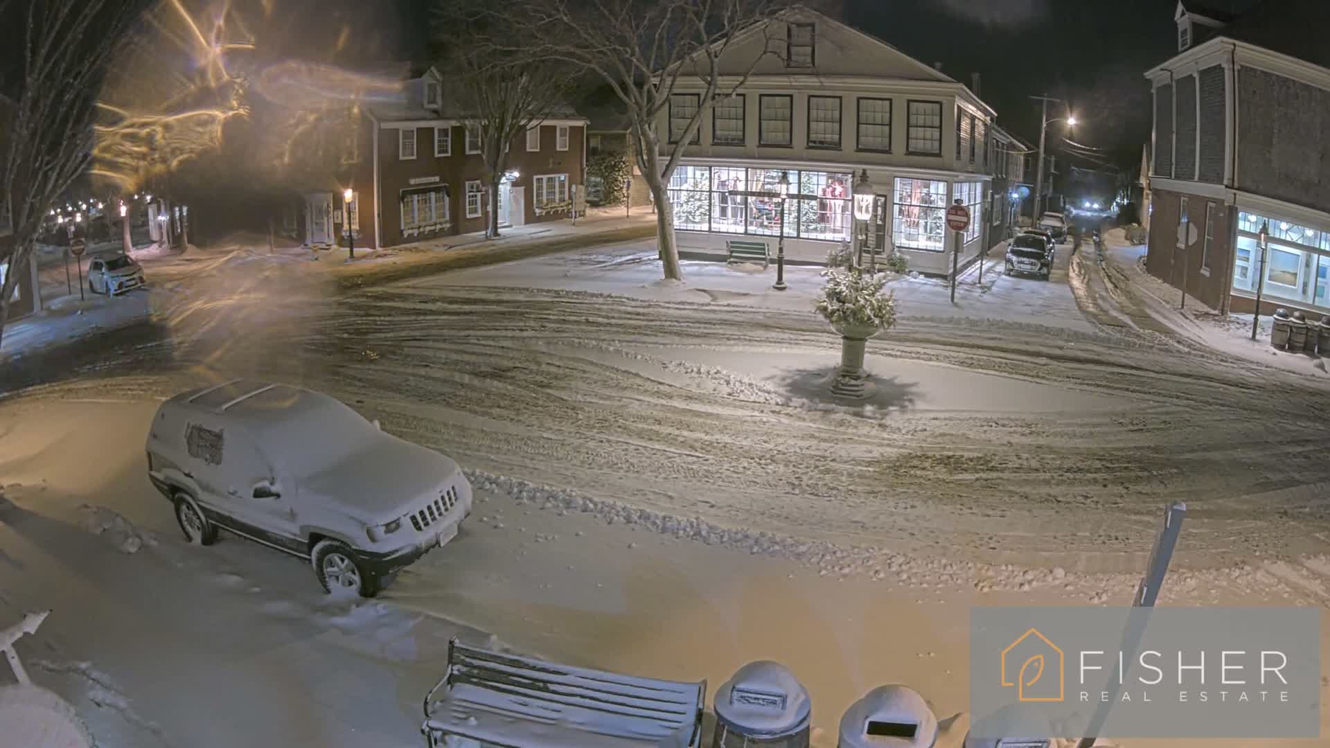 Nantucket Downtown Main Street towards East Live Cam - Nantucket,  Nantucket County, Massachusetts, USA