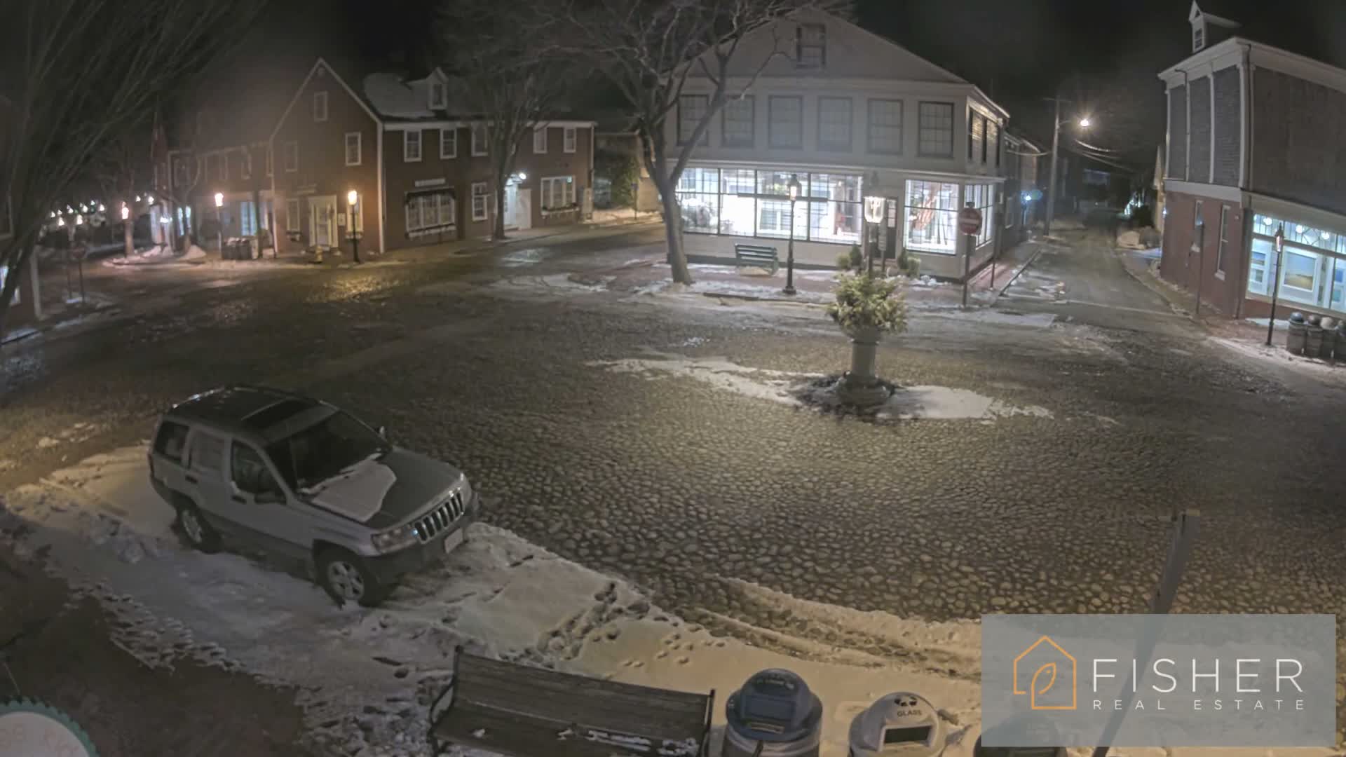 Nantucket Downtown Main Street towards East Live Cam - Nantucket,  Nantucket County, Massachusetts, USA