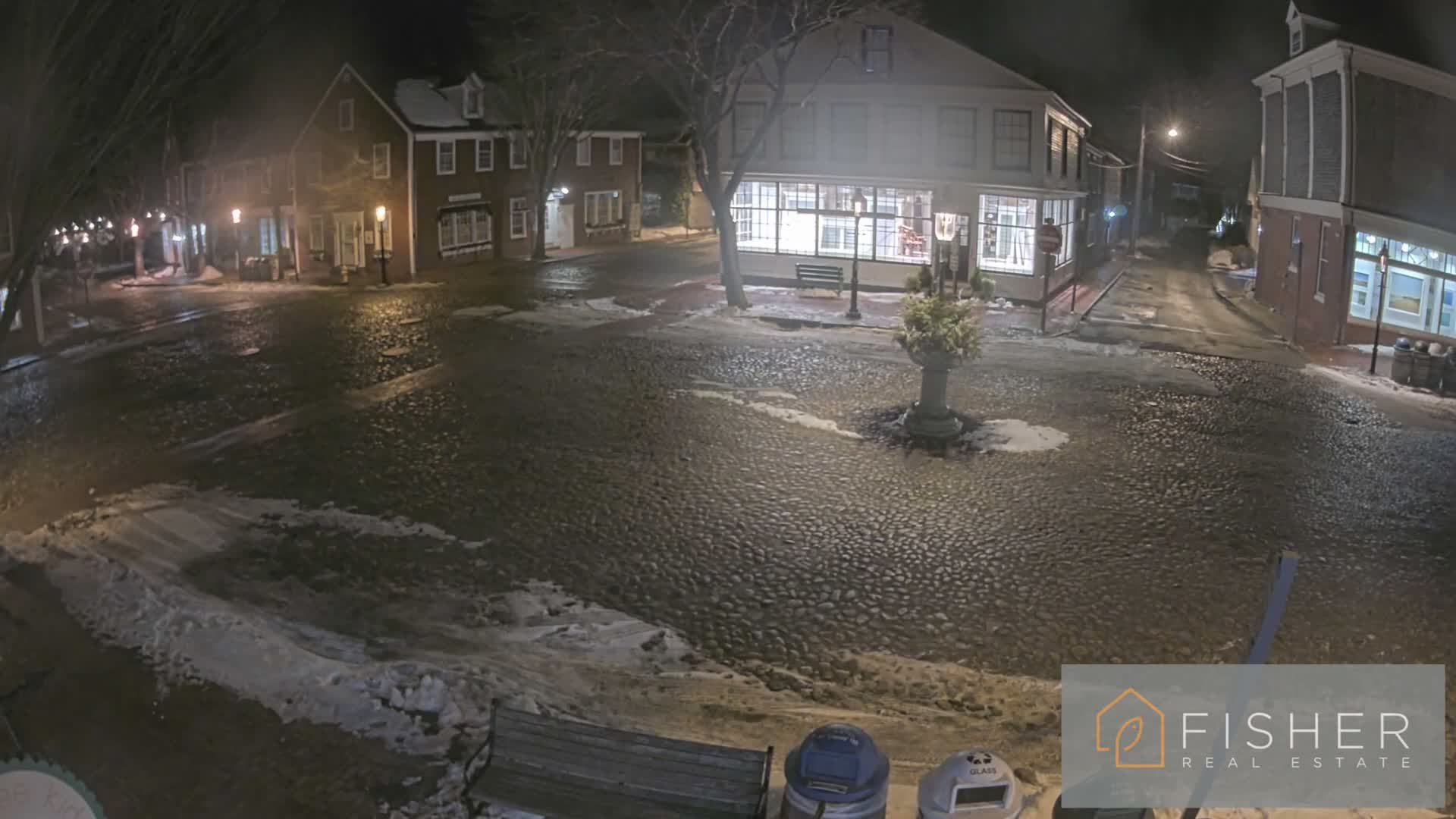 Nantucket Downtown Main Street towards East Live Cam - Nantucket,  Nantucket County, Massachusetts, USA