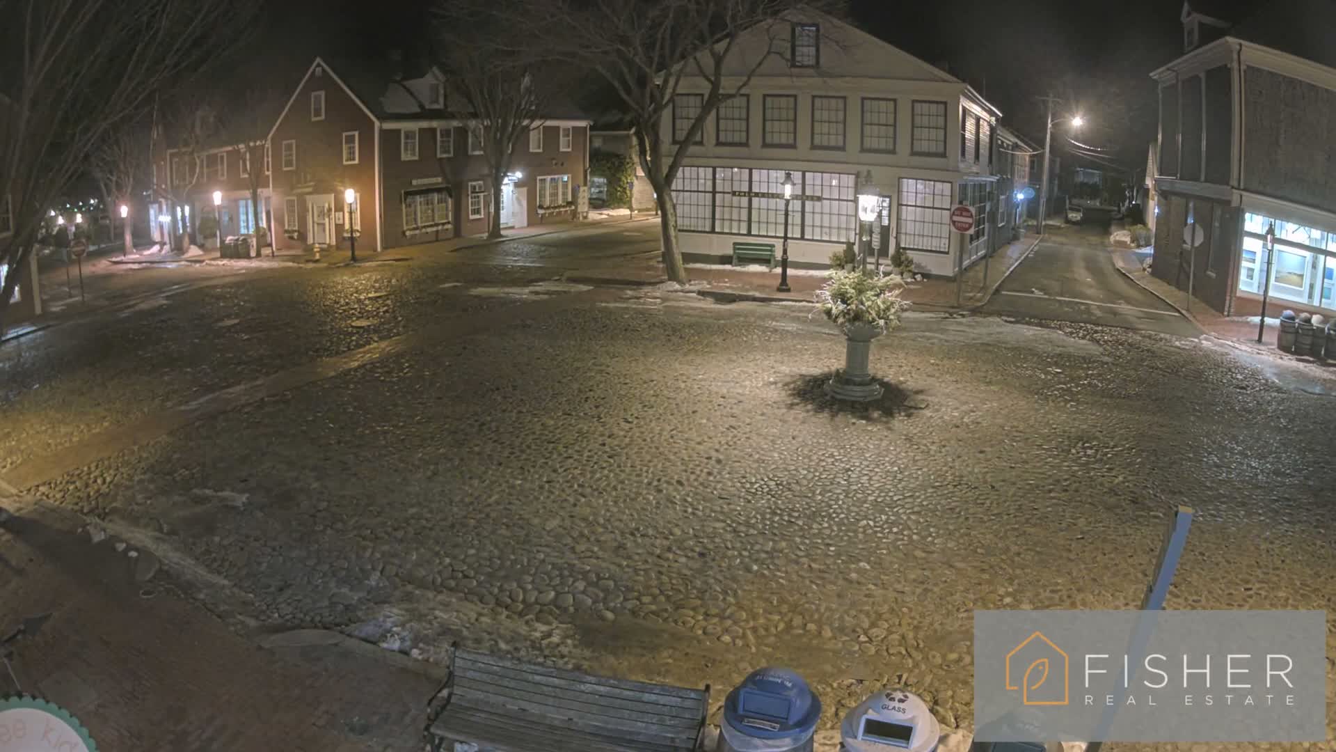 Nantucket Downtown Main Street towards East Live Cam - Nantucket,  Nantucket County, Massachusetts, USA