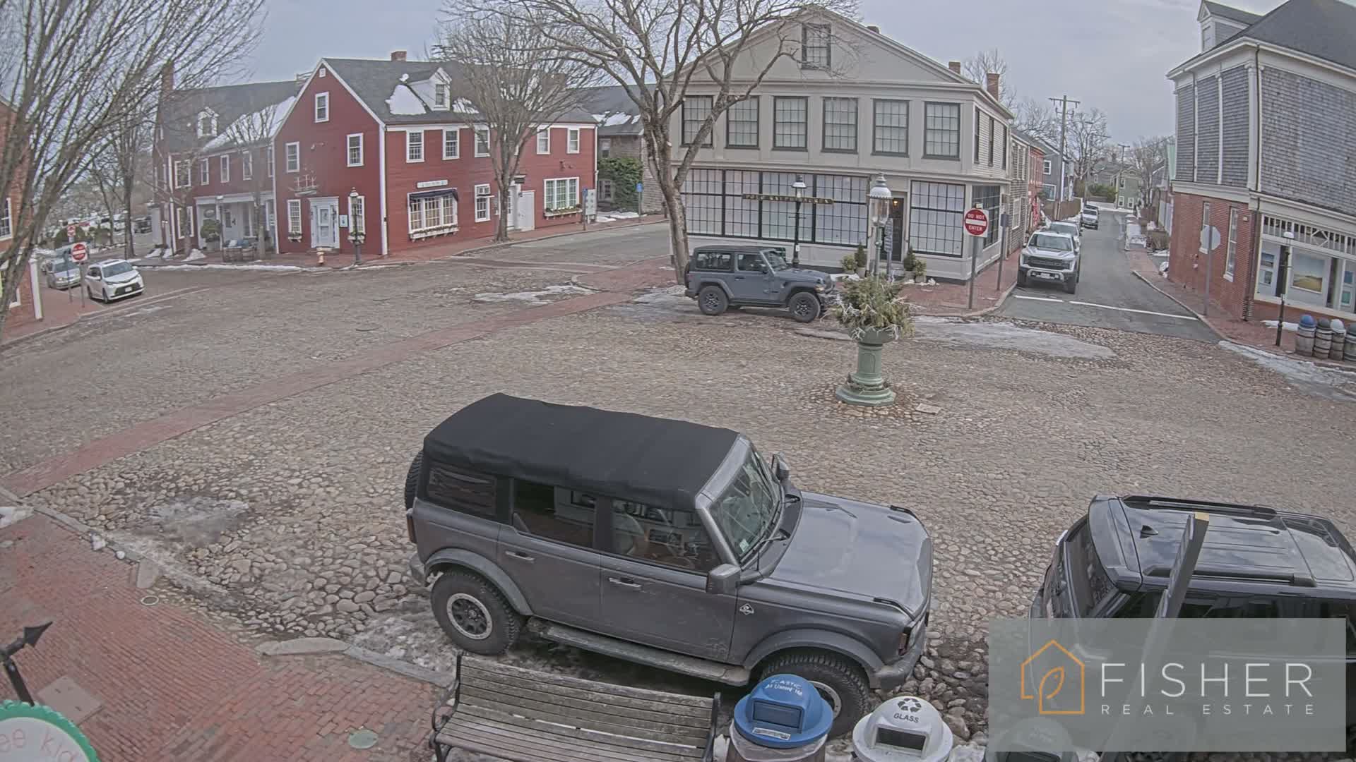 Nantucket Downtown Main Street towards East Live Cam - Nantucket,  Nantucket County, Massachusetts, USA