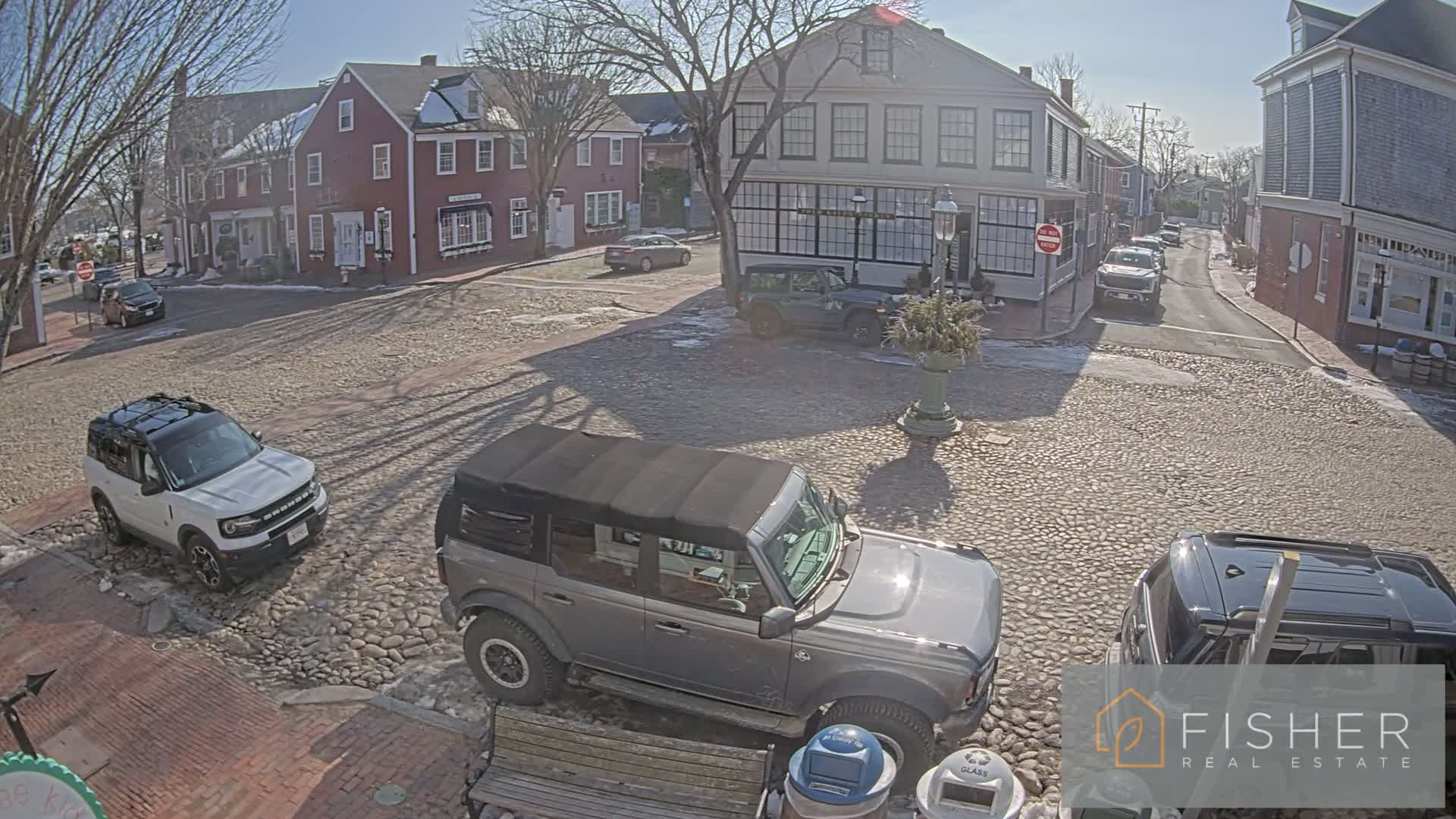 Nantucket Downtown Main Street towards East Live Cam - Nantucket,  Nantucket County, Massachusetts, USA