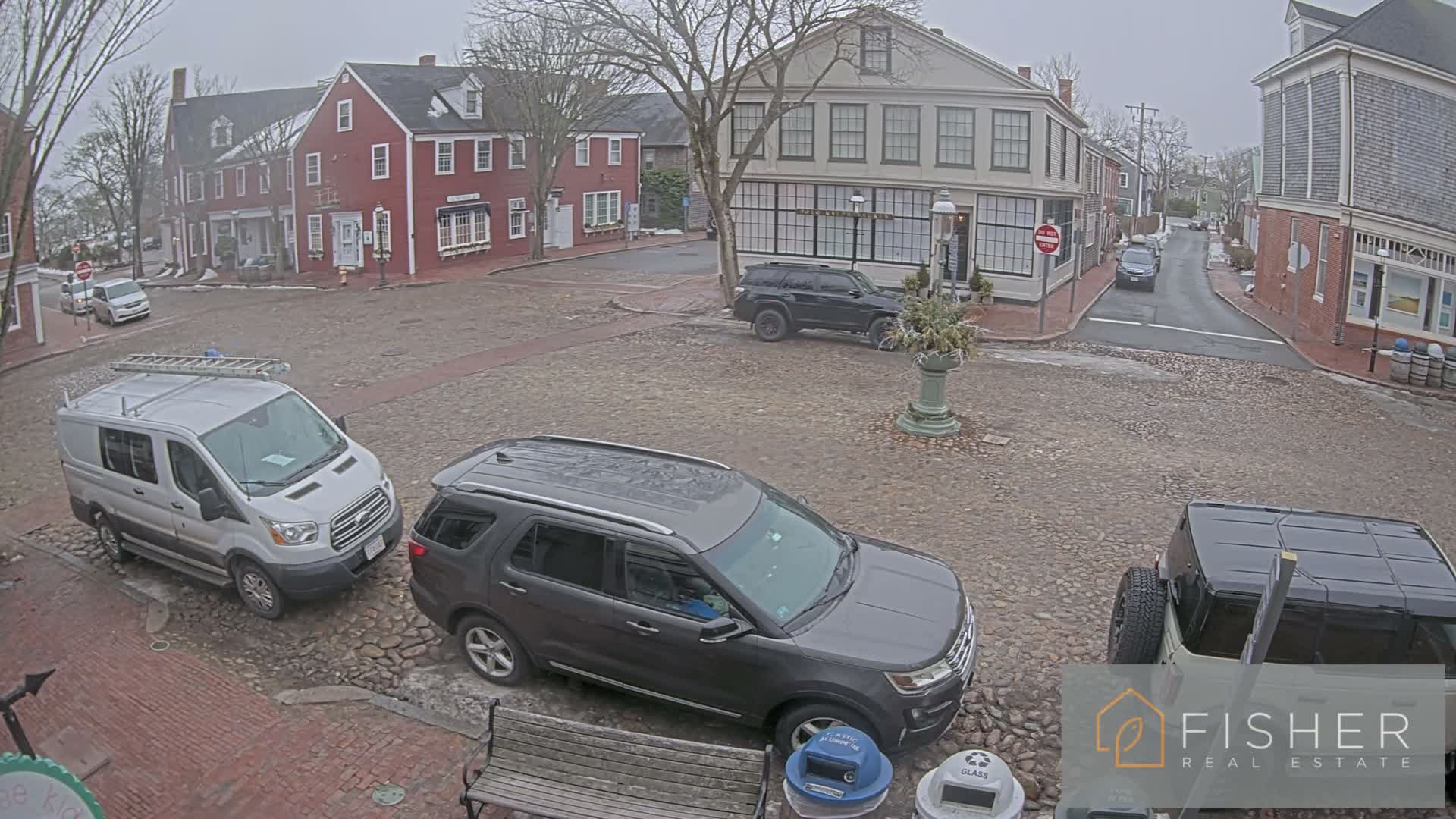 Nantucket Downtown Main Street towards East Live Cam - Nantucket,  Nantucket County, Massachusetts, USA