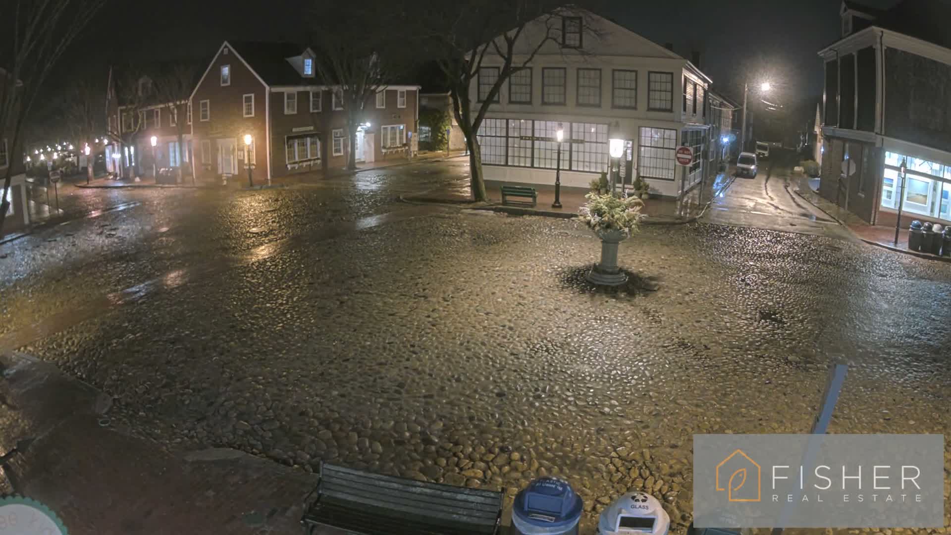 Nantucket Downtown Main Street towards East Live Cam - Nantucket,  Nantucket County, Massachusetts, USA
