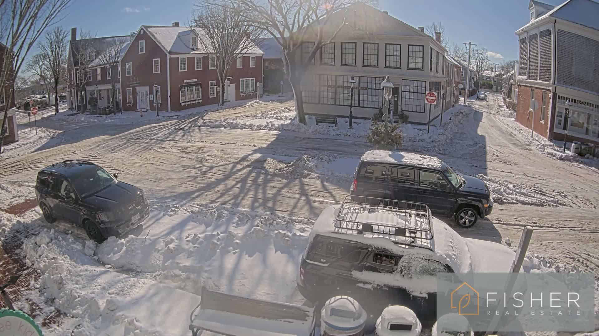Nantucket Downtown Main Street towards East Live Cam - Nantucket,  Nantucket County, Massachusetts, USA