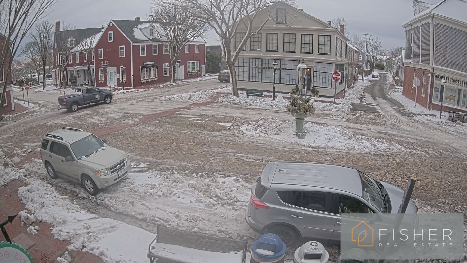 Nantucket Downtown Main Street towards East Live Cam - Nantucket,  Nantucket County, Massachusetts, USA