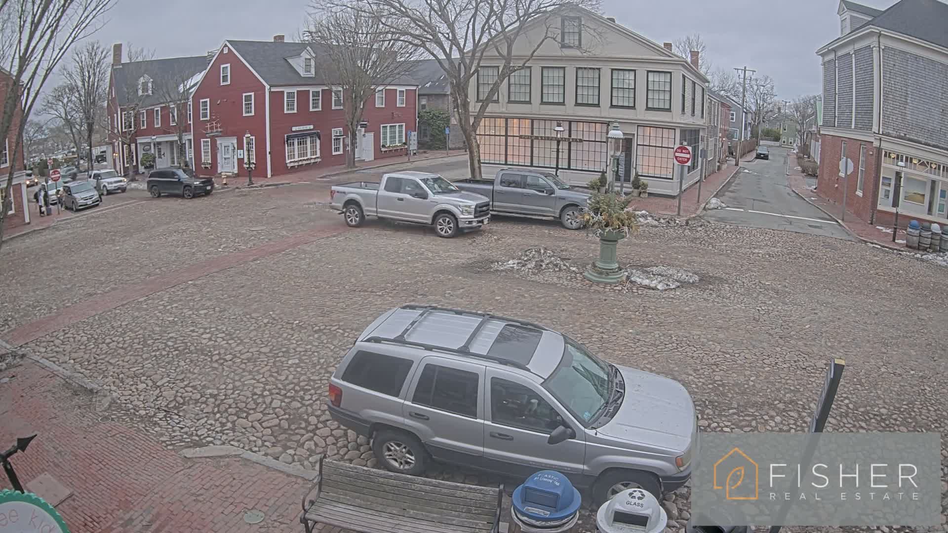 Nantucket Downtown Main Street towards East Live Cam - Nantucket,  Nantucket County, Massachusetts, USA