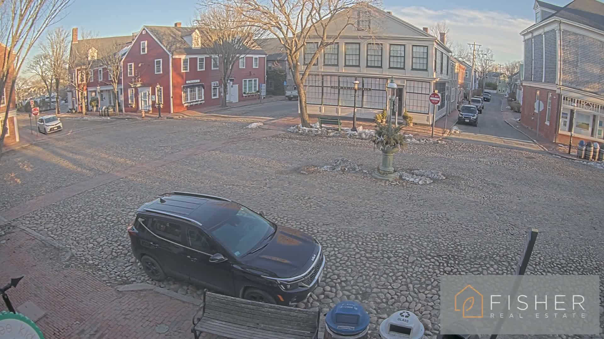 Nantucket Downtown Main Street towards East Live Cam - Nantucket,  Nantucket County, Massachusetts, USA