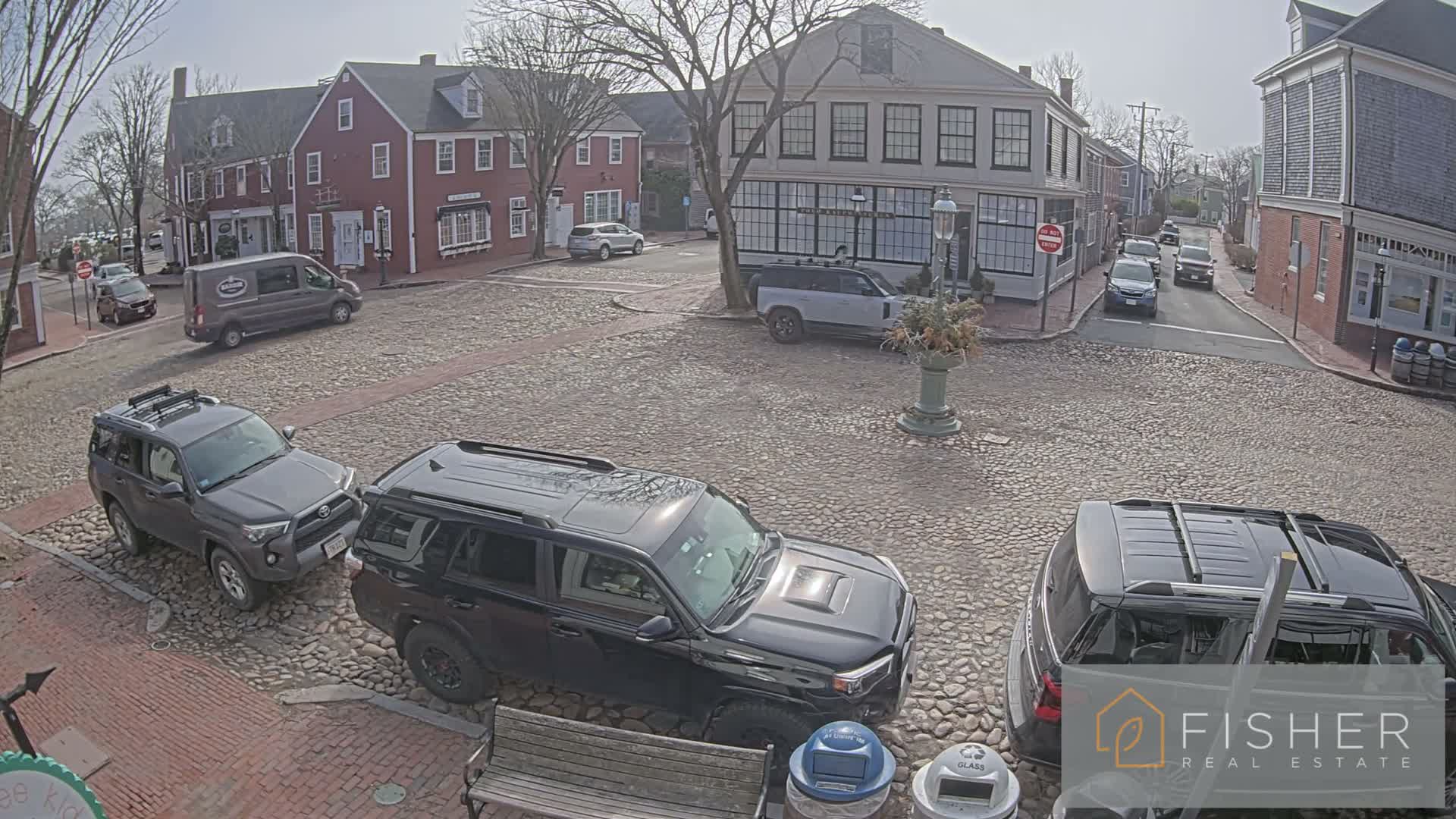 Nantucket Downtown Main Street towards East Live Cam - Nantucket,  Nantucket County, Massachusetts, USA