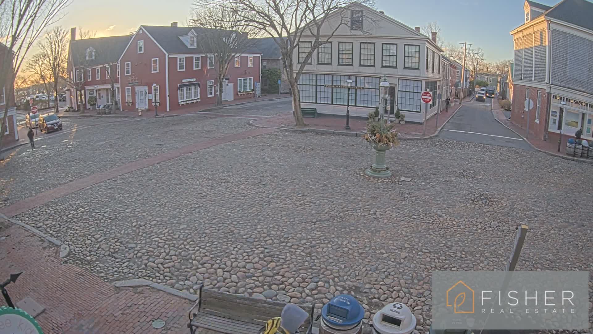 Nantucket Downtown Main Street towards East Live Cam - Nantucket,  Nantucket County, Massachusetts, USA