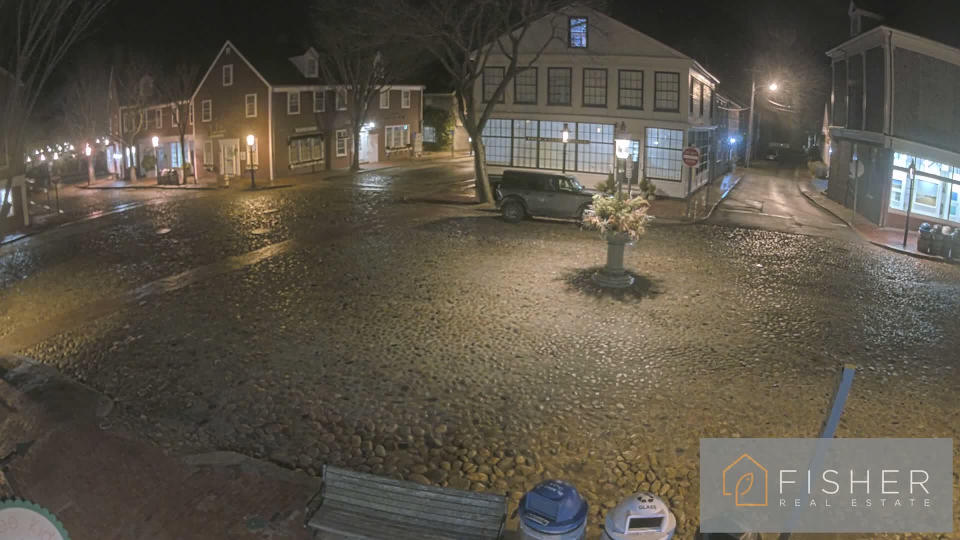 Nantucket Downtown Main Street towards East Live Cam - Nantucket,  Nantucket County, Massachusetts, USA