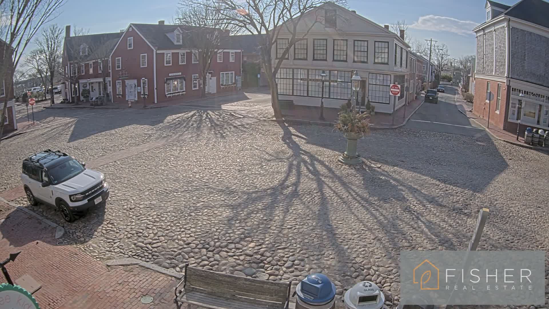 Nantucket Downtown Main Street towards East Live Cam - Nantucket,  Nantucket County, Massachusetts, USA