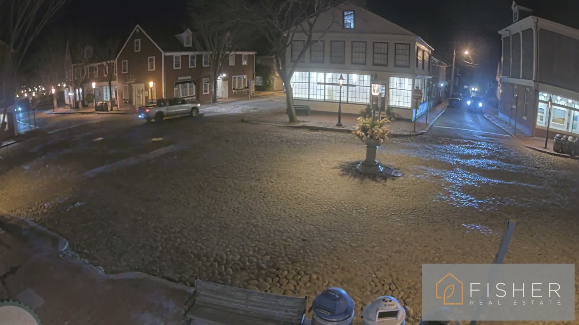 Nantucket Downtown Main Street towards East Live Cam - Nantucket,  Nantucket County, Massachusetts, USA