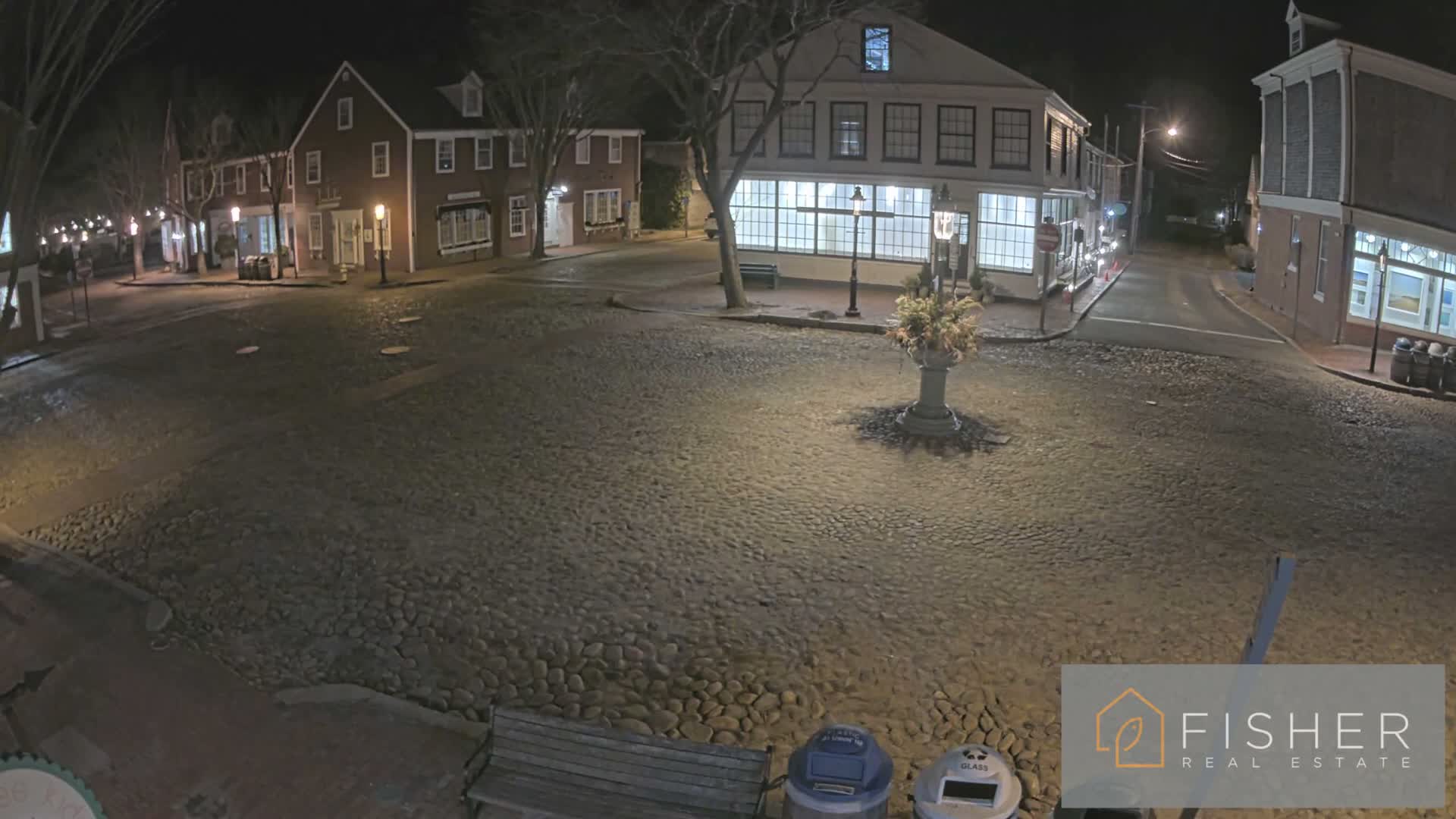 Nantucket Downtown Main Street towards East Live Cam - Nantucket,  Nantucket County, Massachusetts, USA
