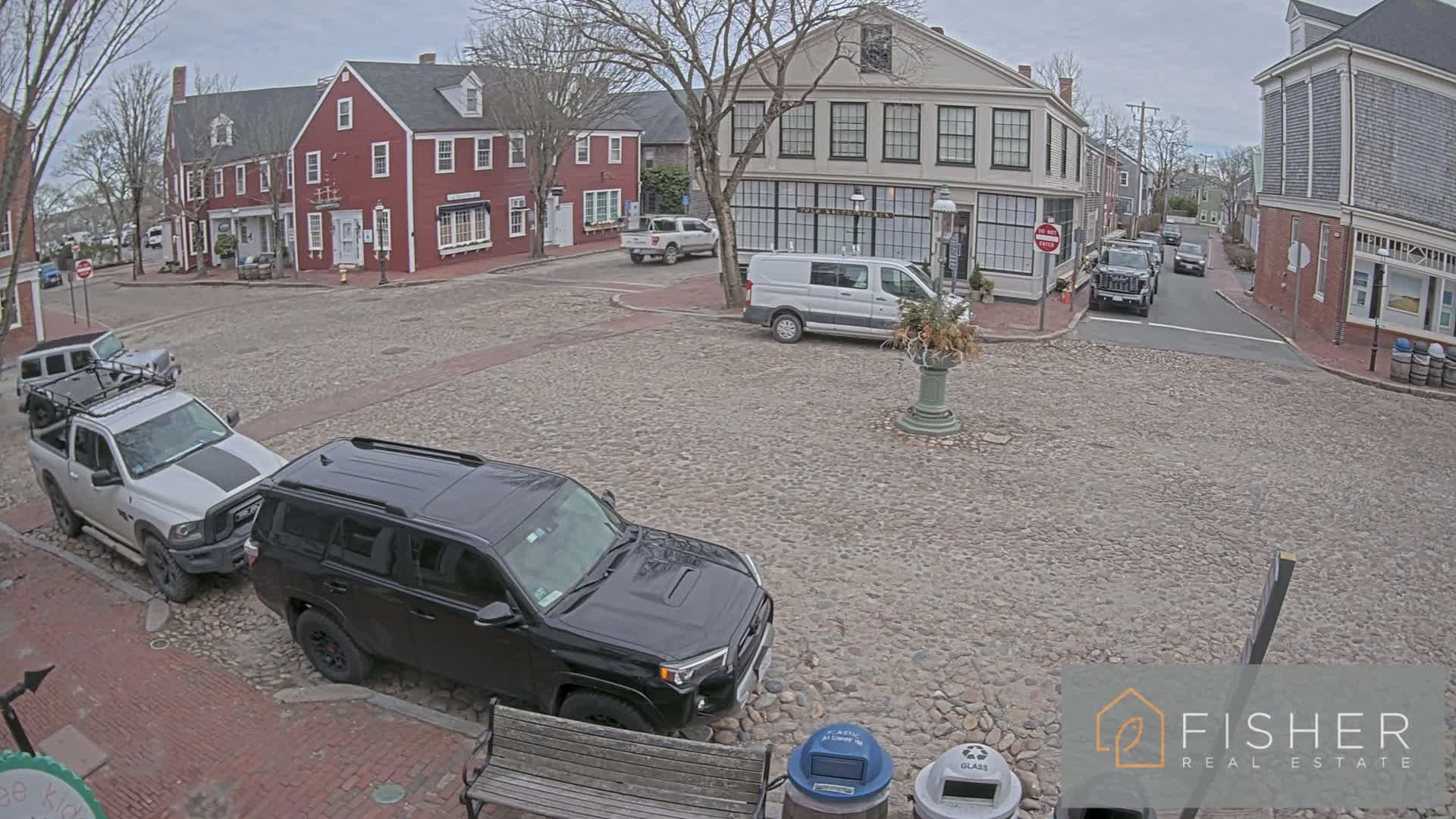 Nantucket Downtown Main Street towards East Live Cam - Nantucket,  Nantucket County, Massachusetts, USA