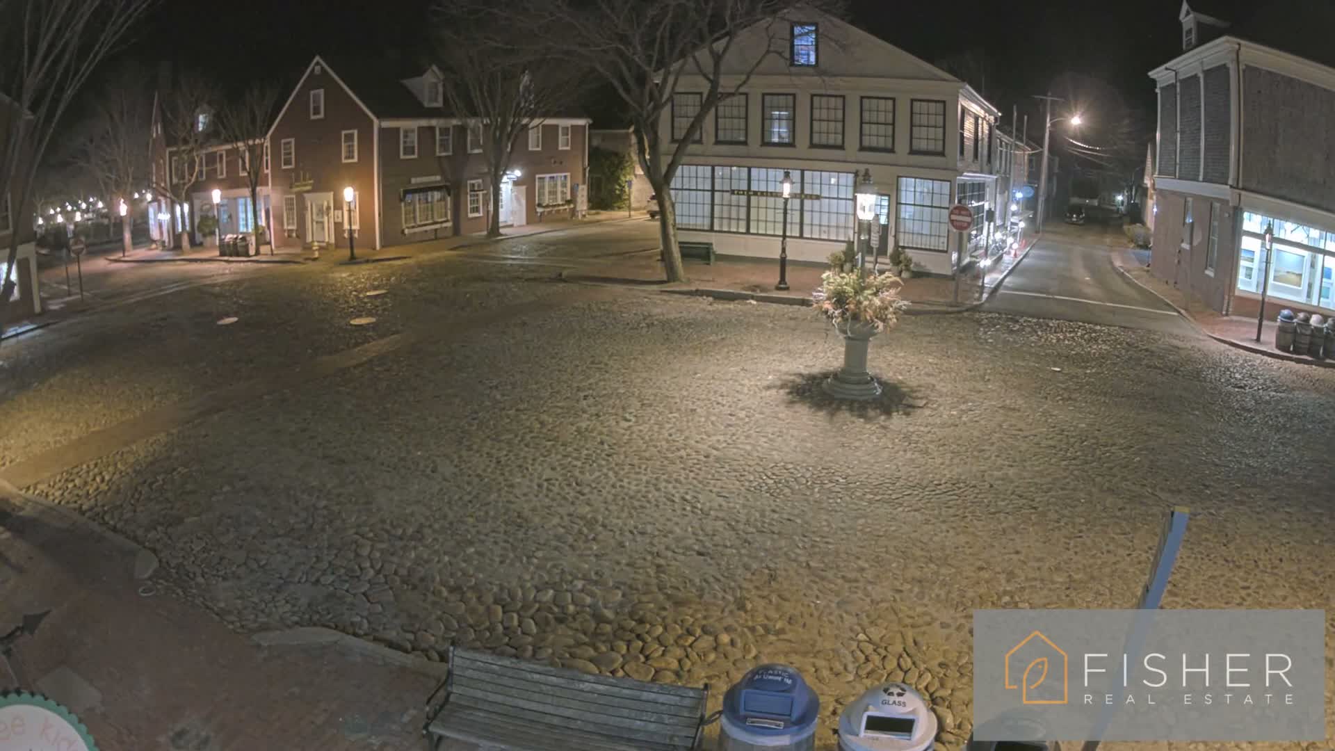 Nantucket Downtown Main Street towards East Live Cam - Nantucket,  Nantucket County, Massachusetts, USA