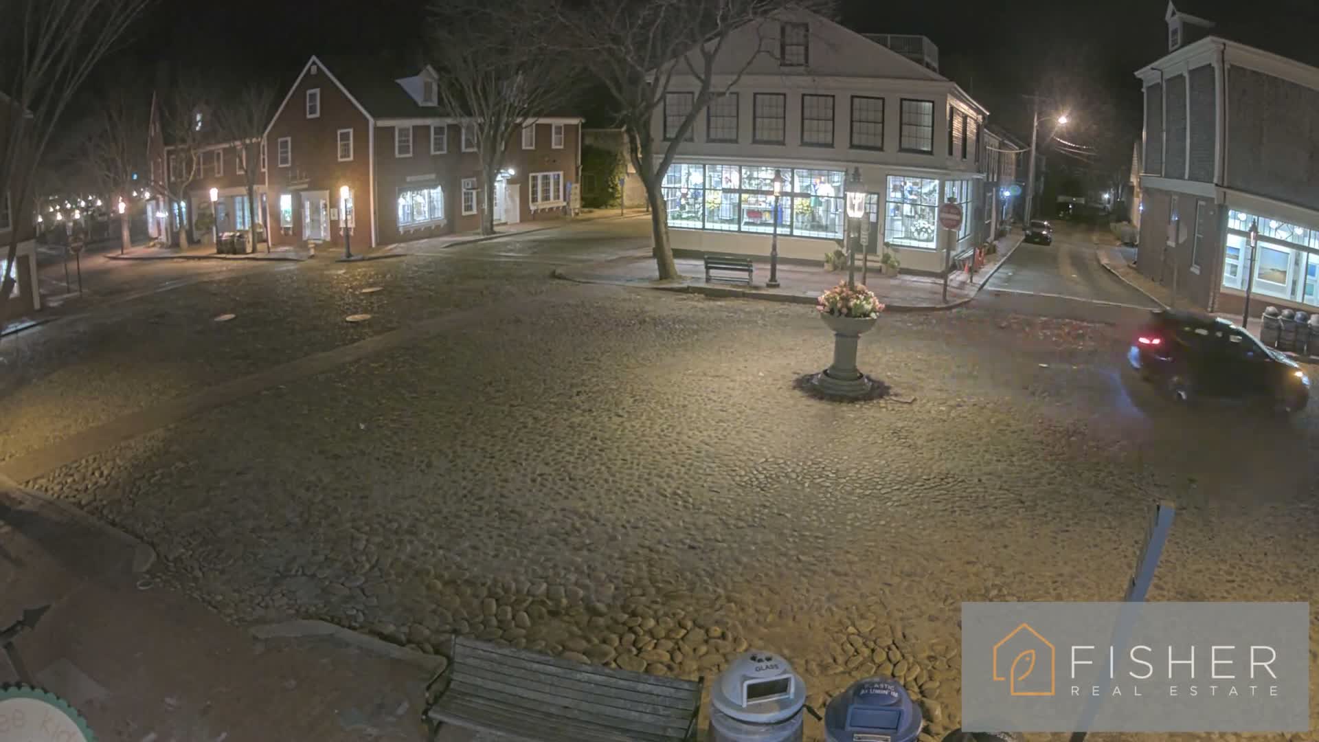 Nantucket Downtown Main Street towards East Live Cam - Nantucket,  Nantucket County, Massachusetts, USA
