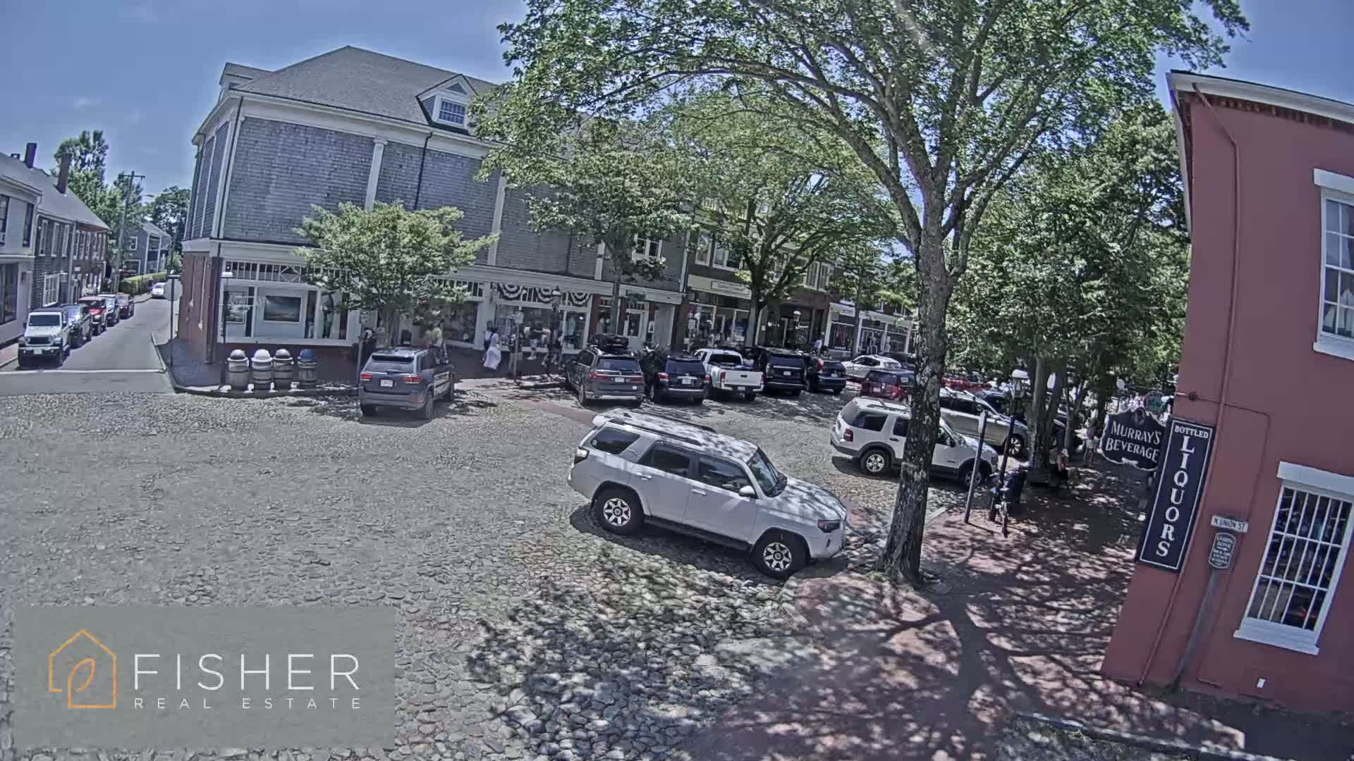 Nantucket Downtown Main Street towards South Live Cam - Nantucket,  Nantucket County, Massachusetts, USA