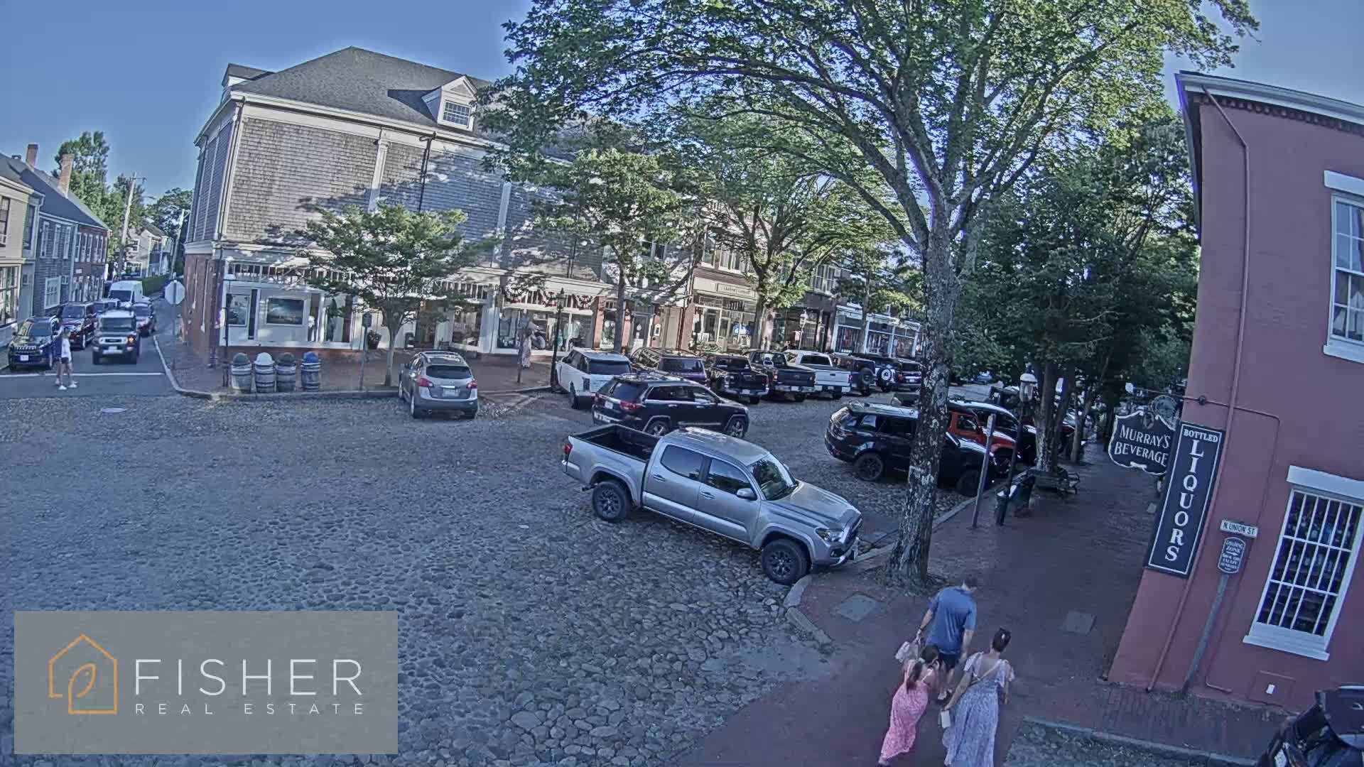 Nantucket Downtown Main Street towards South Live Cam - Nantucket,  Nantucket County, Massachusetts, USA